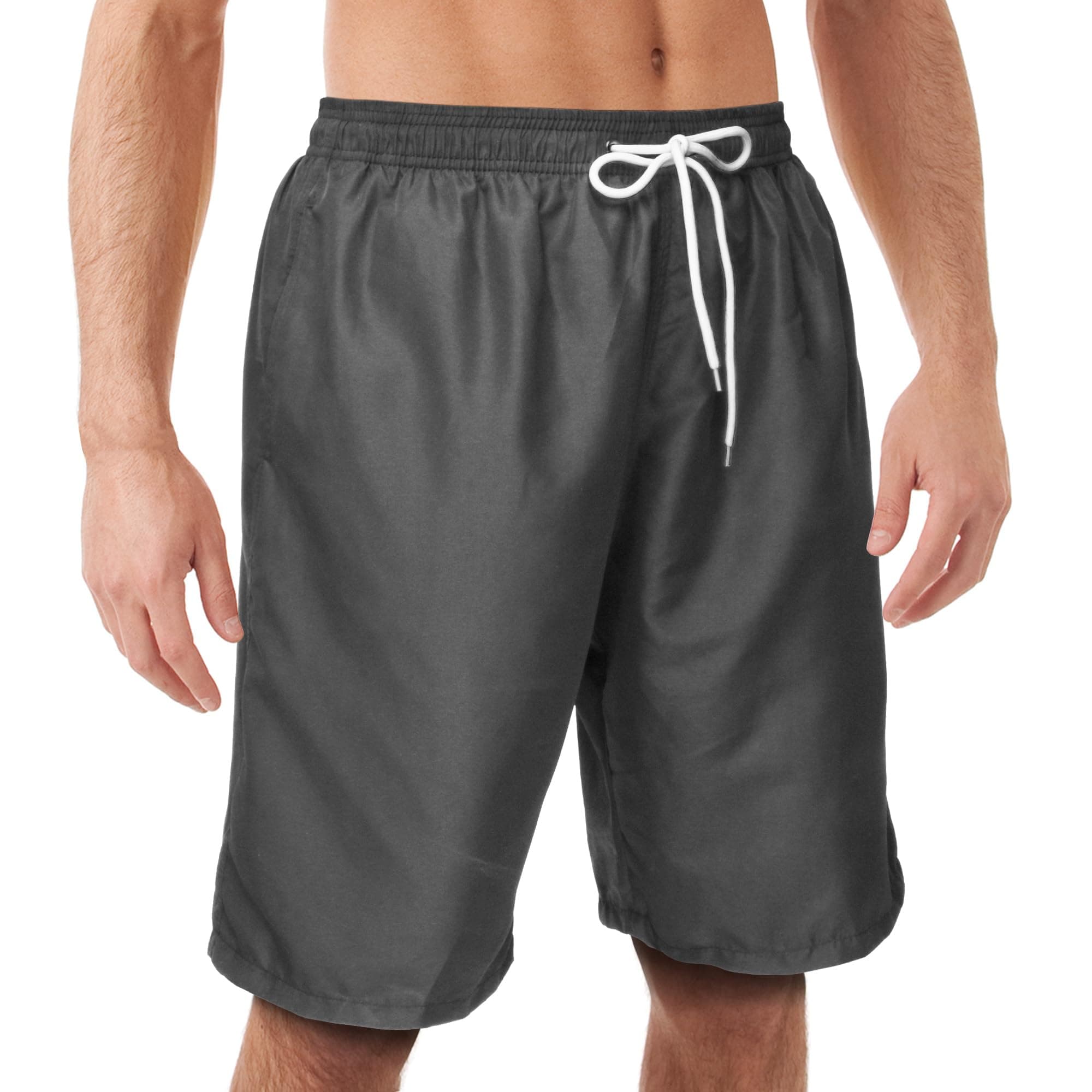 Mens Swim Trunks Swimming Shorts Swimwear Bathing Suits Quick Dry 11 Inch with Mesh Lining