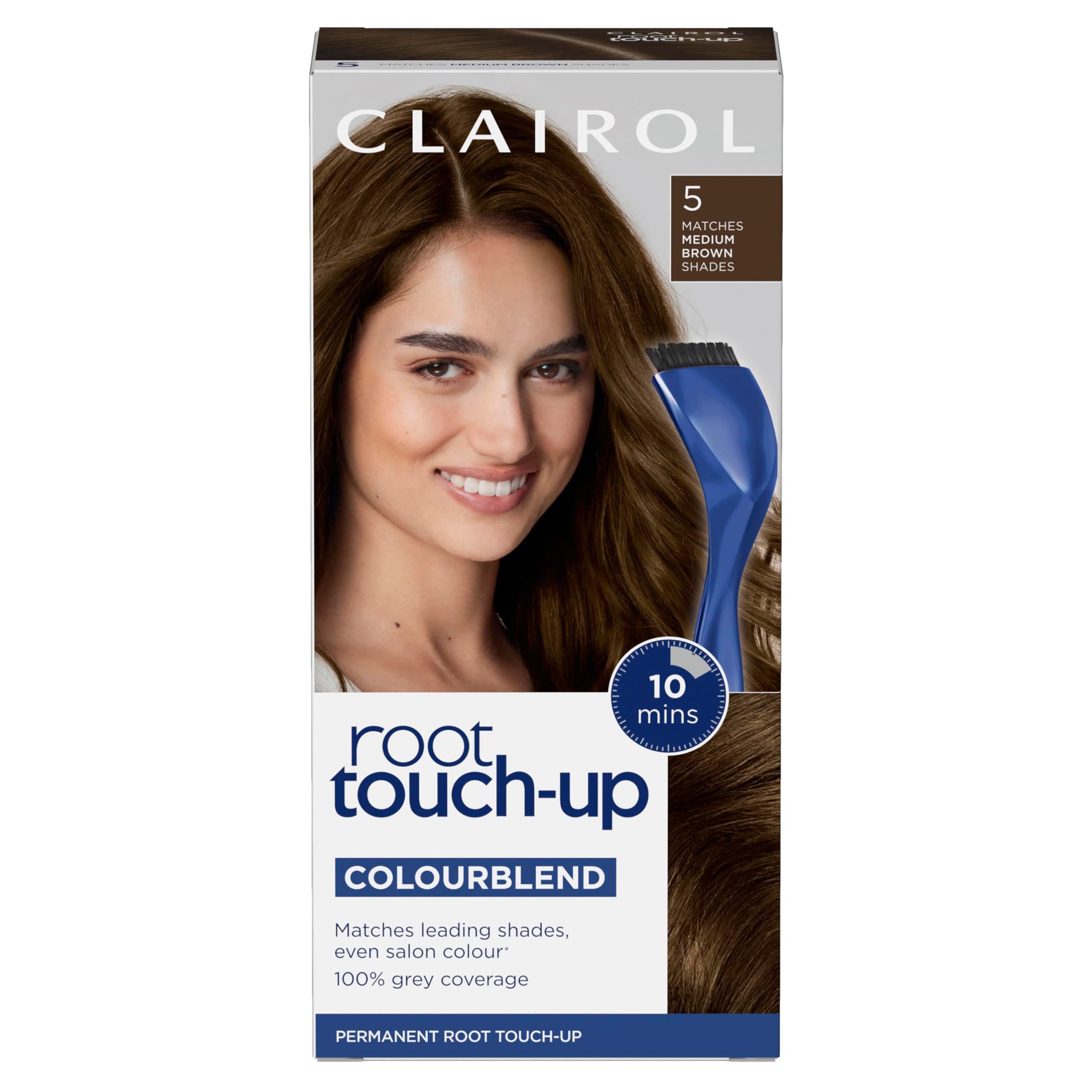 Clairol Root Touch-Up Permanent Hair Dye, 5 Medium Brown