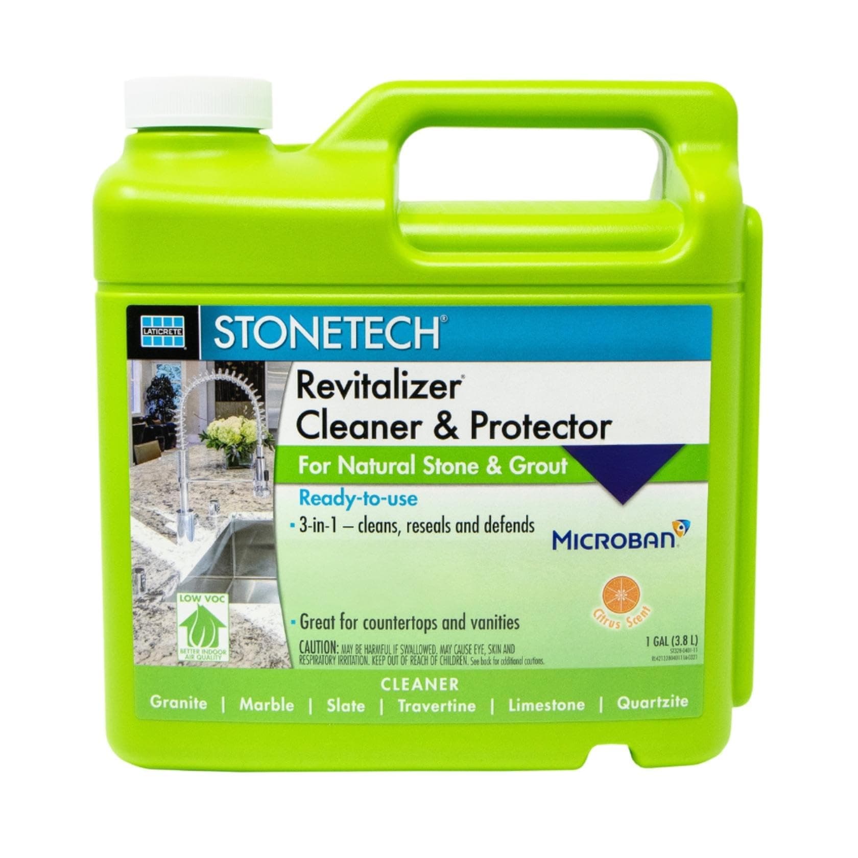 StoneTech Revitalizer Cleaner & Protector, 1 Gallon (3.785L) Bottle, Citrus Scent