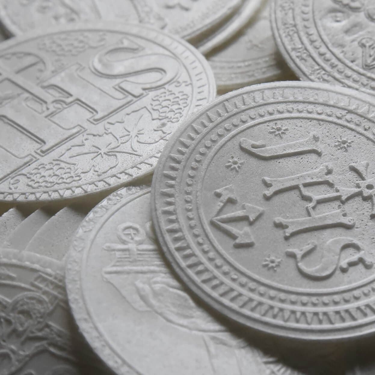 Altar Bread 2 7/8" Whole Wheat Concelebration Host Box of 50