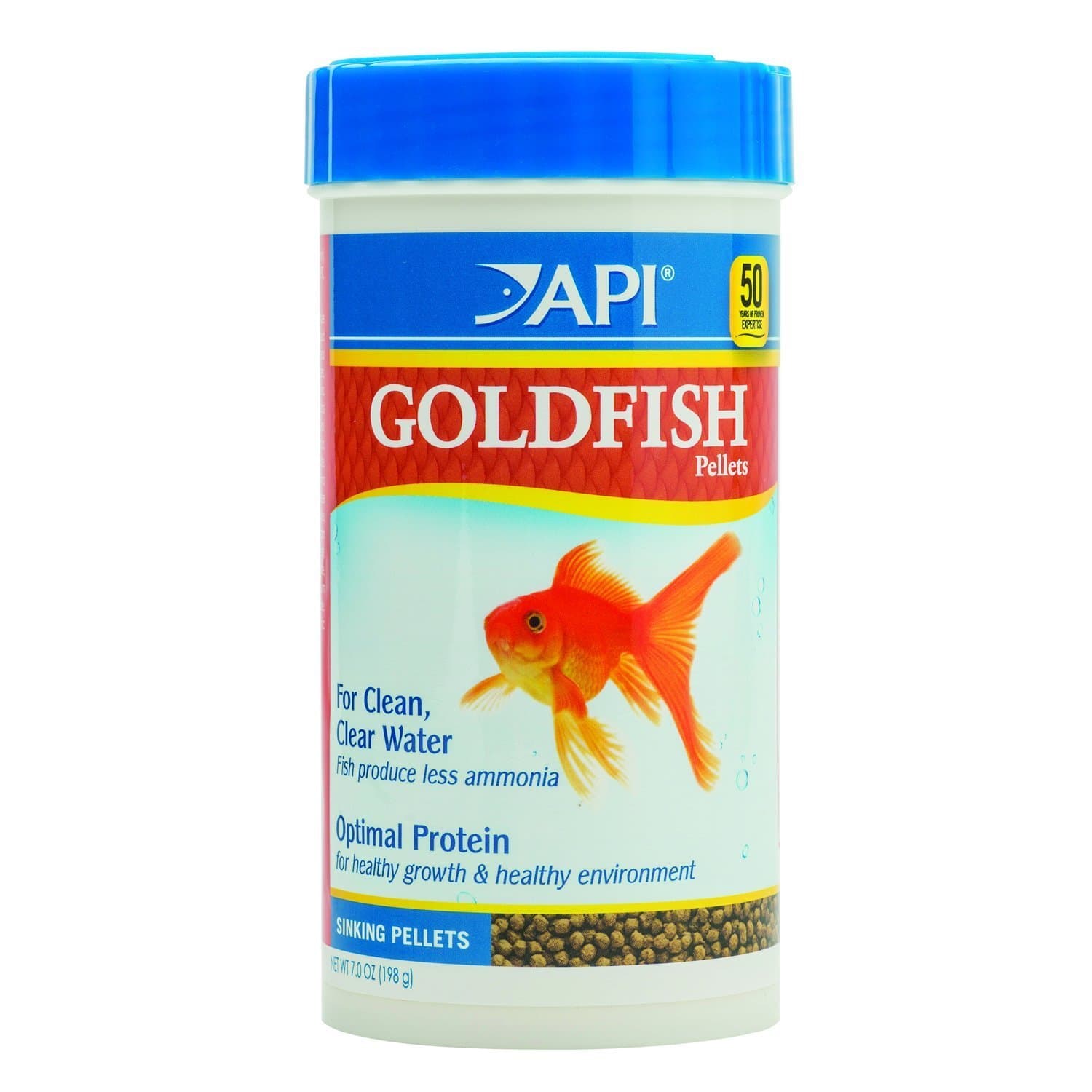 API GOLDFISH PELLETS Fish Food 7-Ounce Container