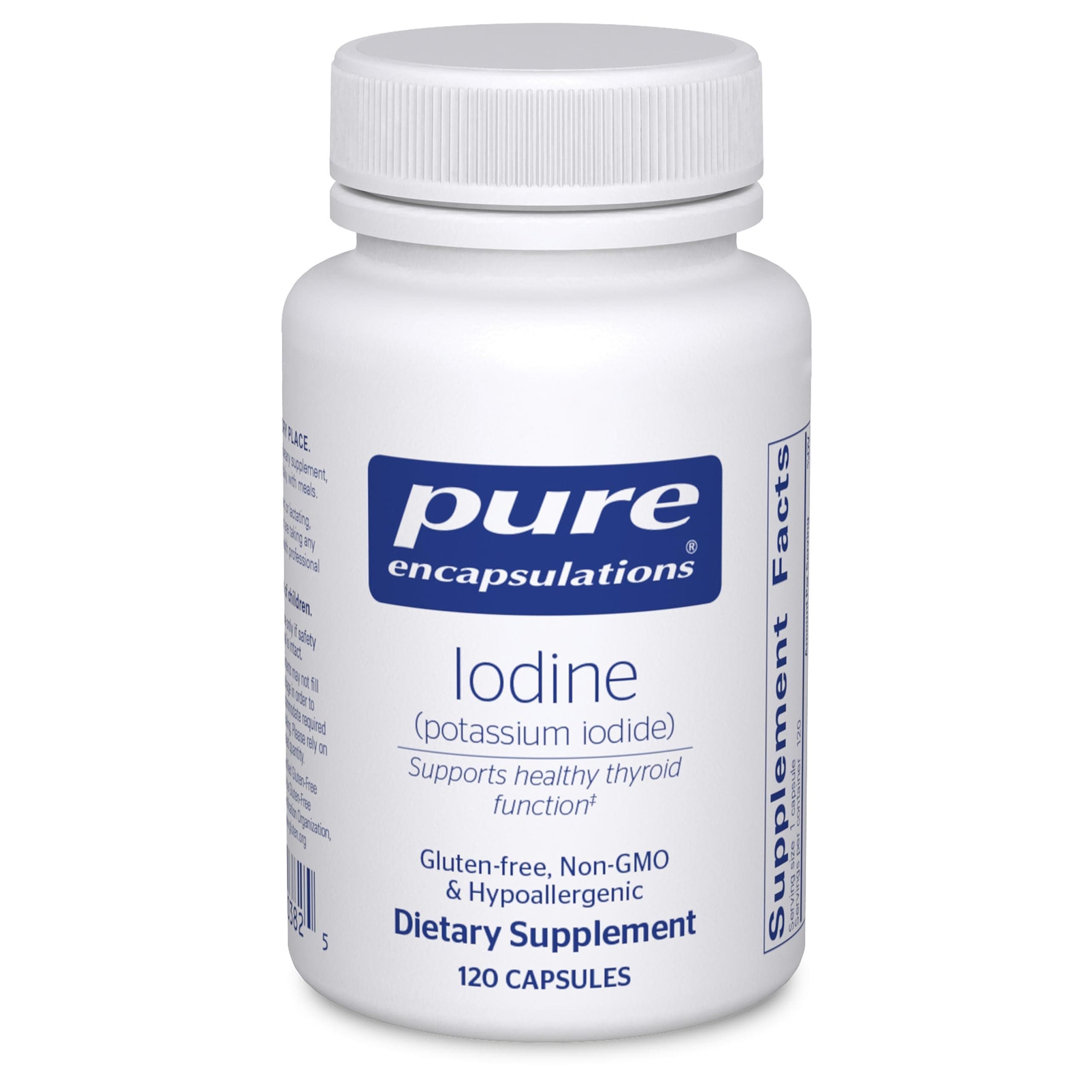 Iodine - Supplement to Support The Thyroid & Help Maintain Healthy Cellular Metabolism - with Premium Potassium Iodide - 120 Capsules