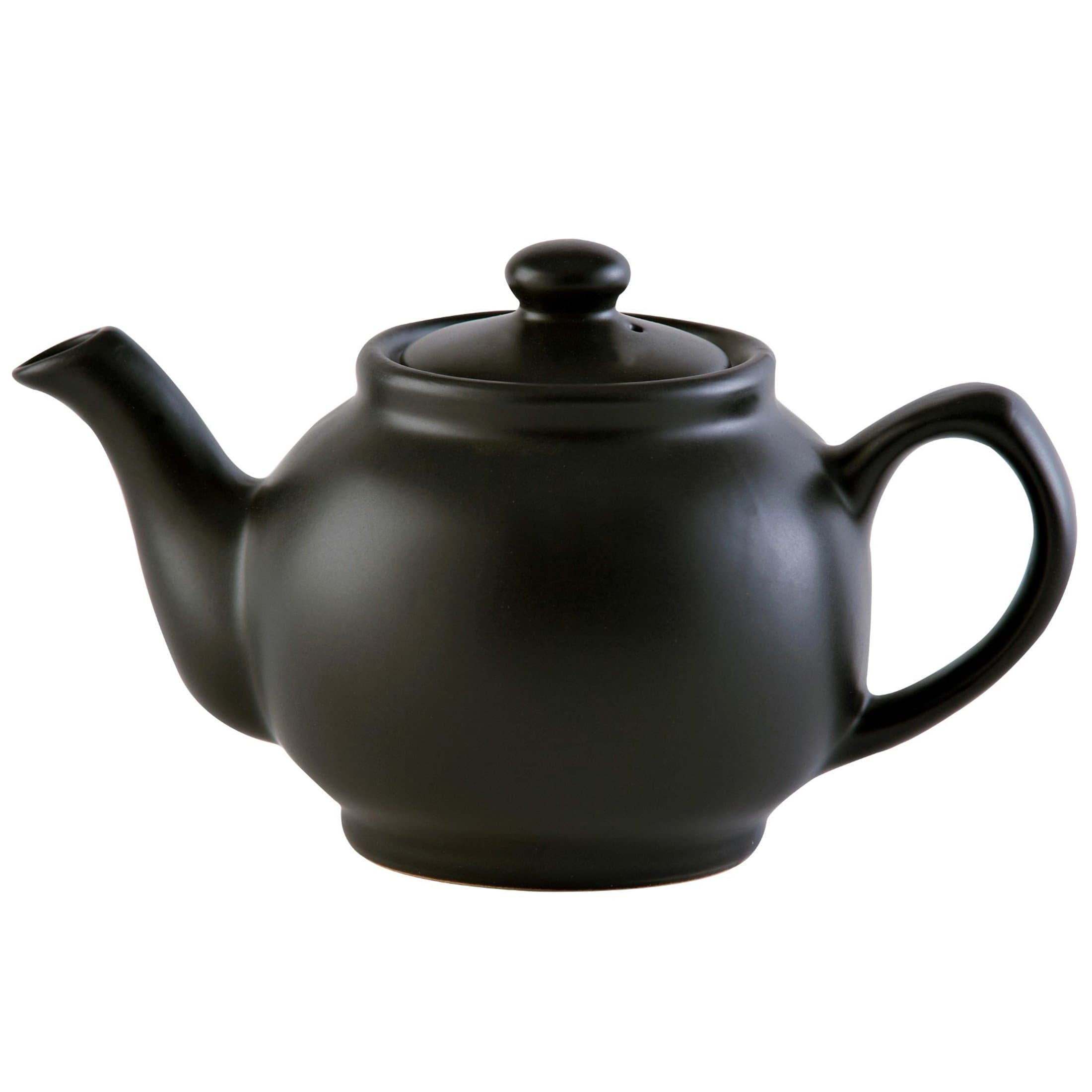 Matt Black 6cup Teapot