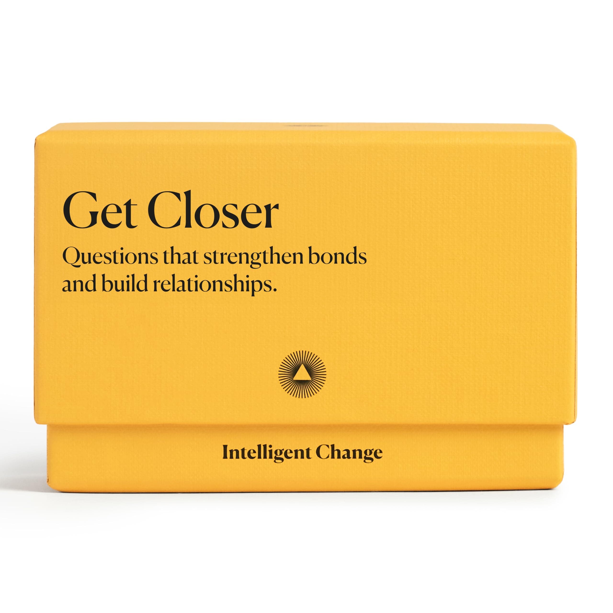 Intelligent Change Get Closer Social Bonding Card Game, 100 Conversation Starters & Activities, Adults Icebreaker Game