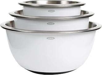 OXO Good Grips 3-Piece Stainless-Steel Mixing Bowl Set
