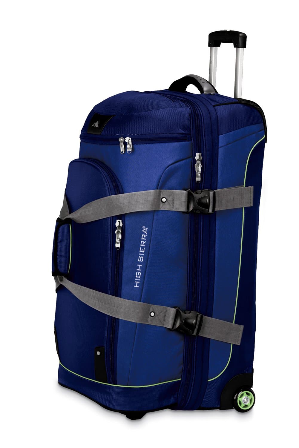 High Sierra AT3 Drop Bottom Upright Wheeled Rolling Duffel Bag, 32-Inch, Black