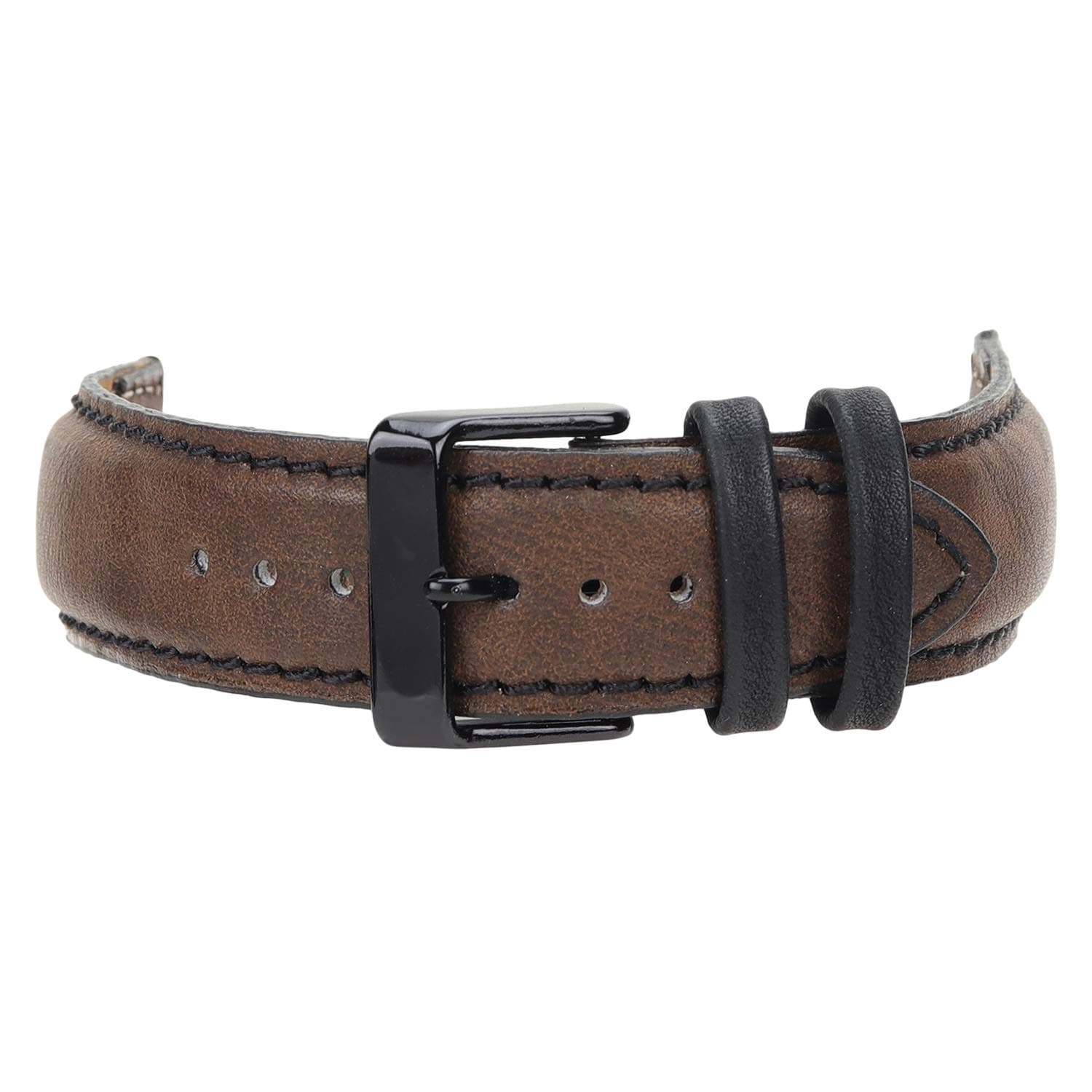 Vegan Leather Watch Strap Size 20mm (9450220) Brown