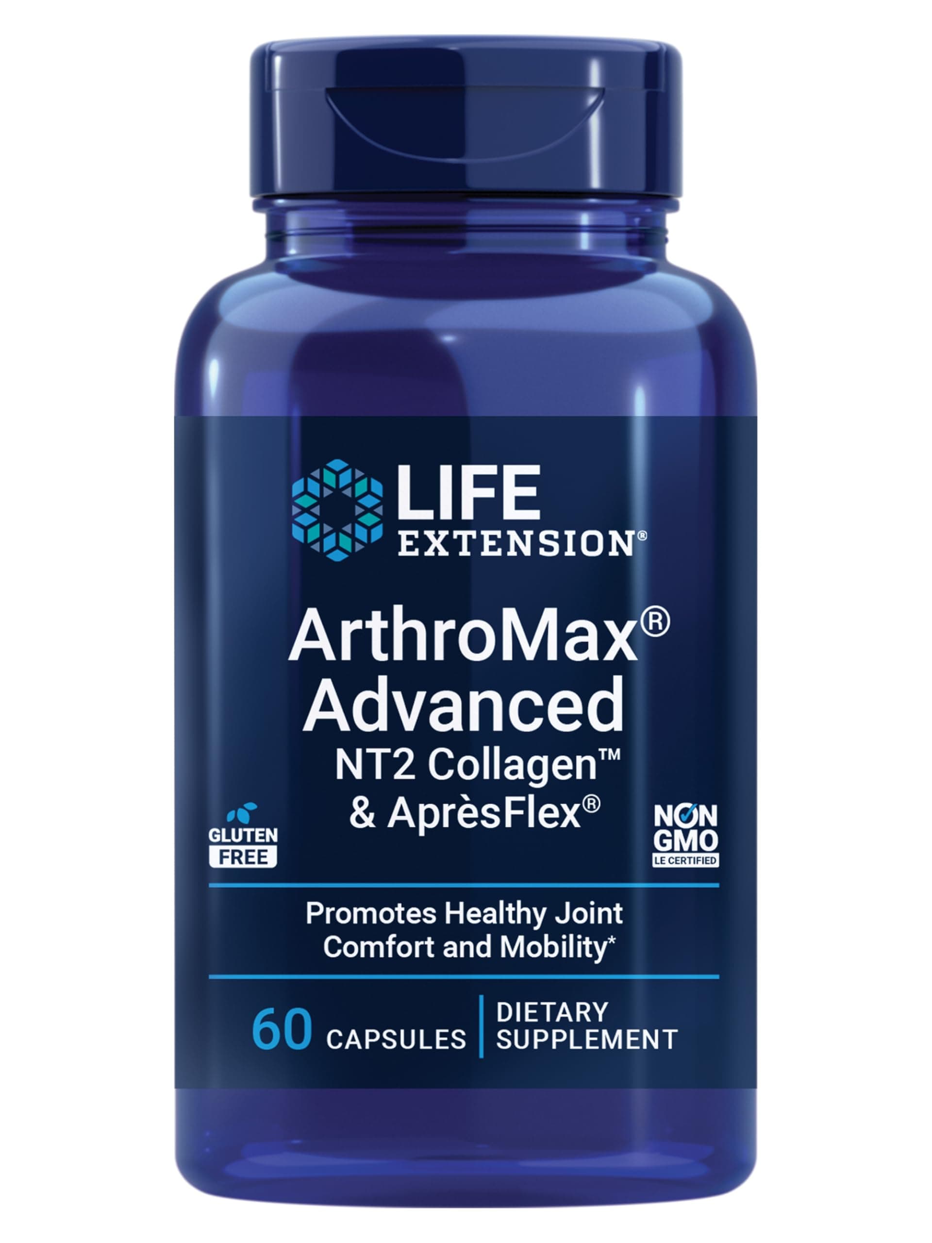 Life Extension Arthromax Advanced with NT2 Collagen & ApresFlex, 60 Capsules