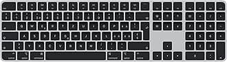 Apple Magic Keyboard with Touch ID and Numeric Keypad for Mac models with Apple silicon - Swiss - Black Keys ​​​​​​​