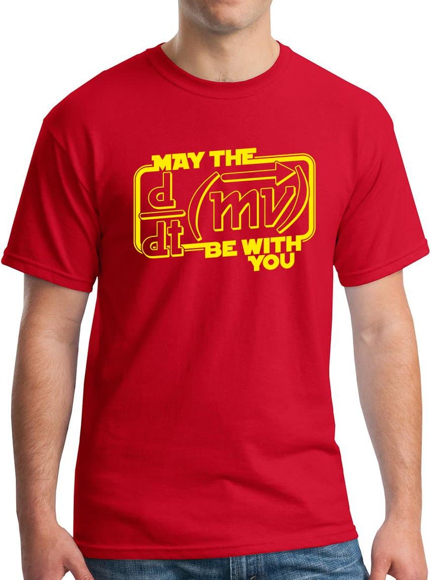 EndearingTeesMay The Force Be with You Funny Physics Science T-Shirt