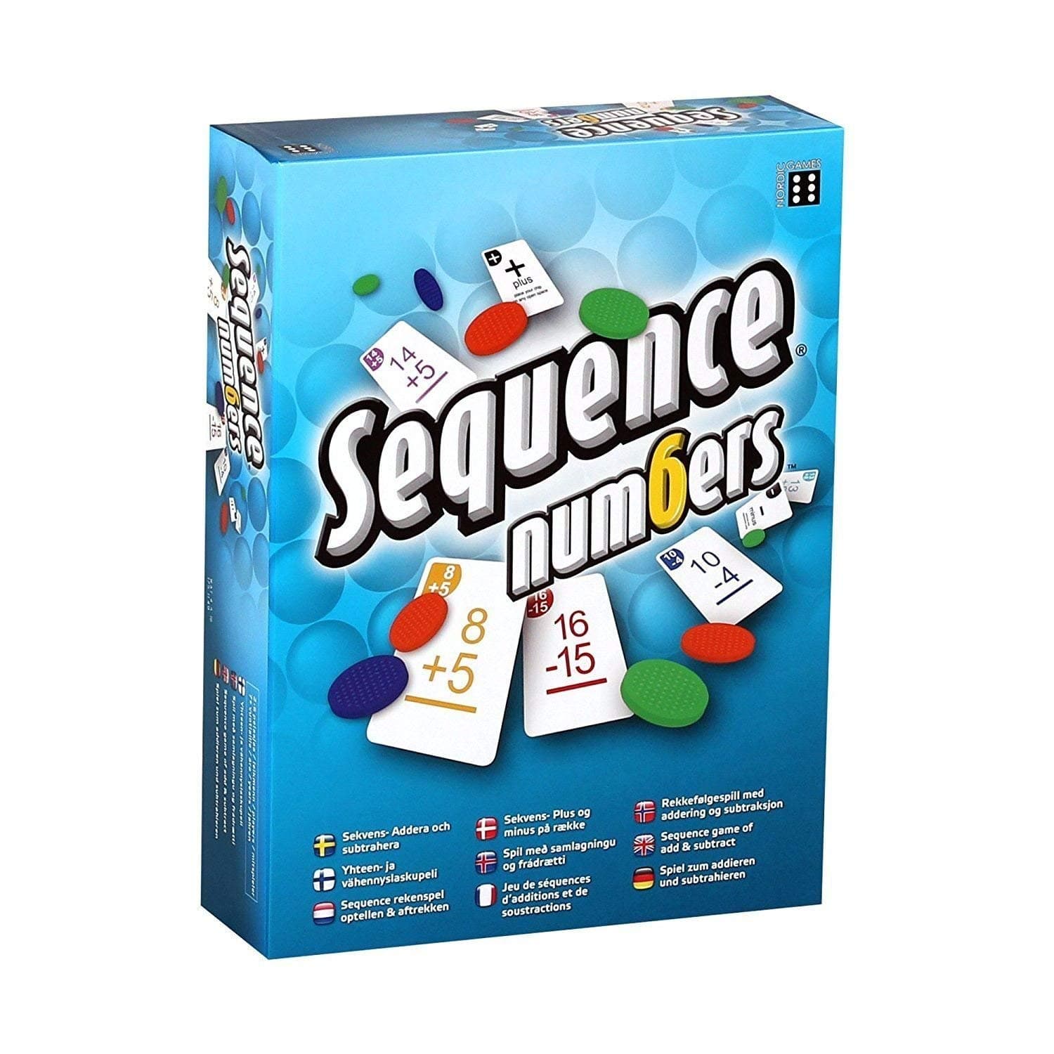 Sequence Numbers board game