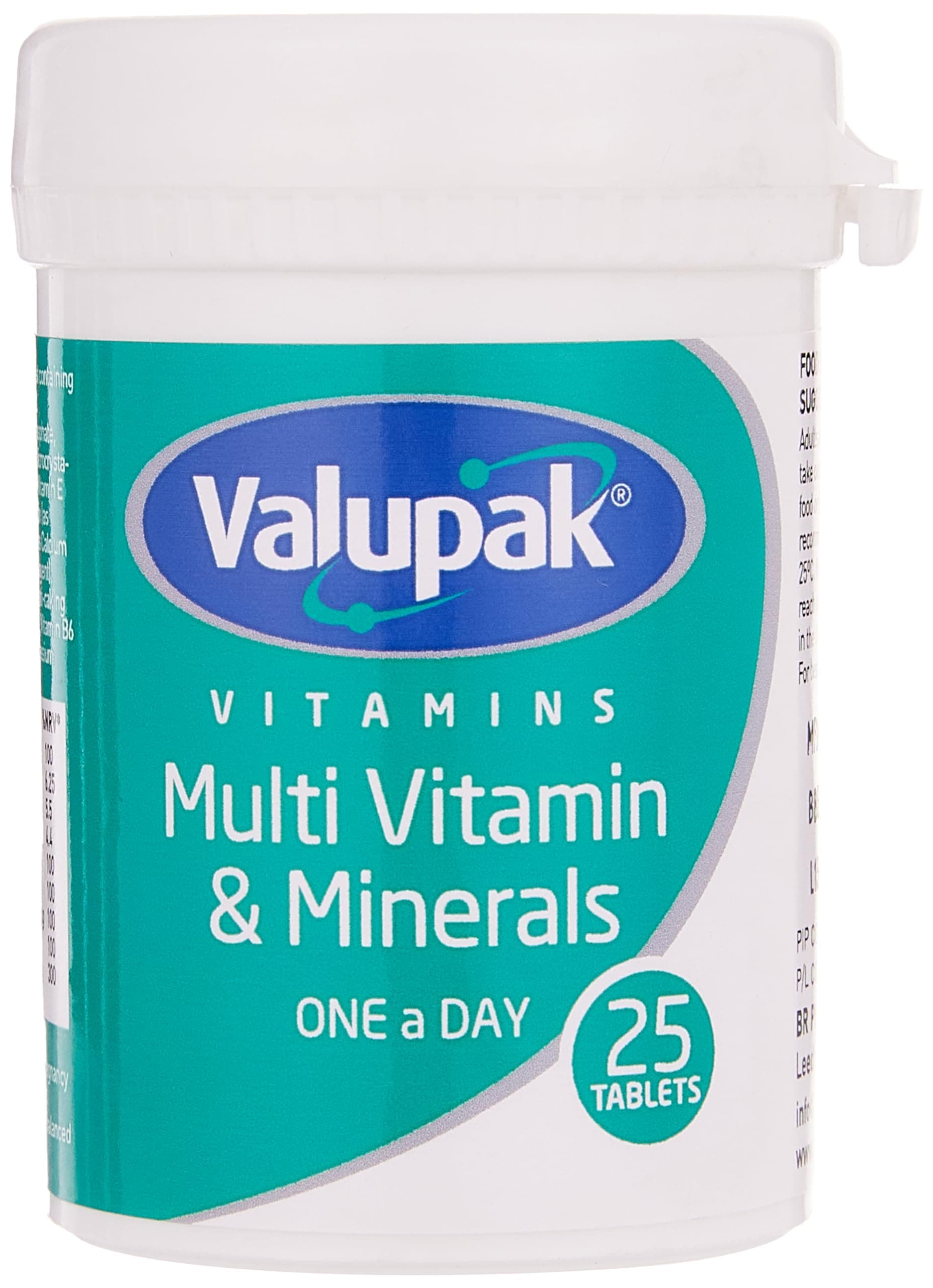 Multi Vitamin and Minerals 25 Tablets-Daily Multi Vitamins Supplements for Energy, Immunity & Bone Health with Calcium Magnesium Zinc Vitamin D - Folic Acid & Vitamin A Multivitamins for Women