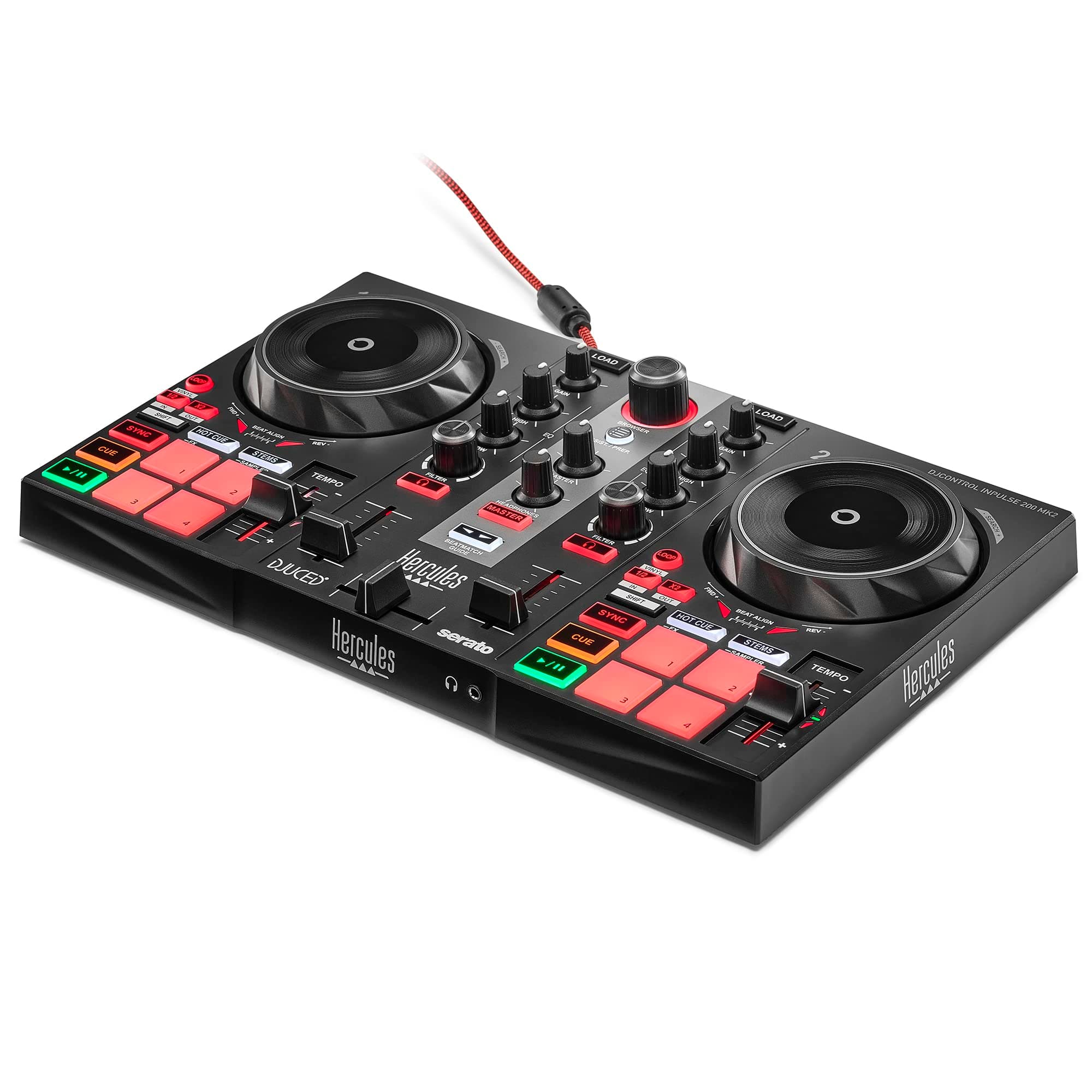 Hercules DJControl Inpulse 200 MK2 — Ideal DJ Controller for Learning to Mix
