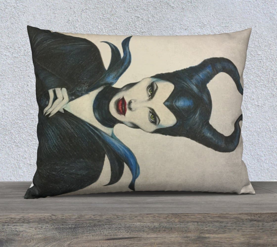 Maleficent Once Upon A Dream 30" x 20" Throw Pillow Case Pillow Set