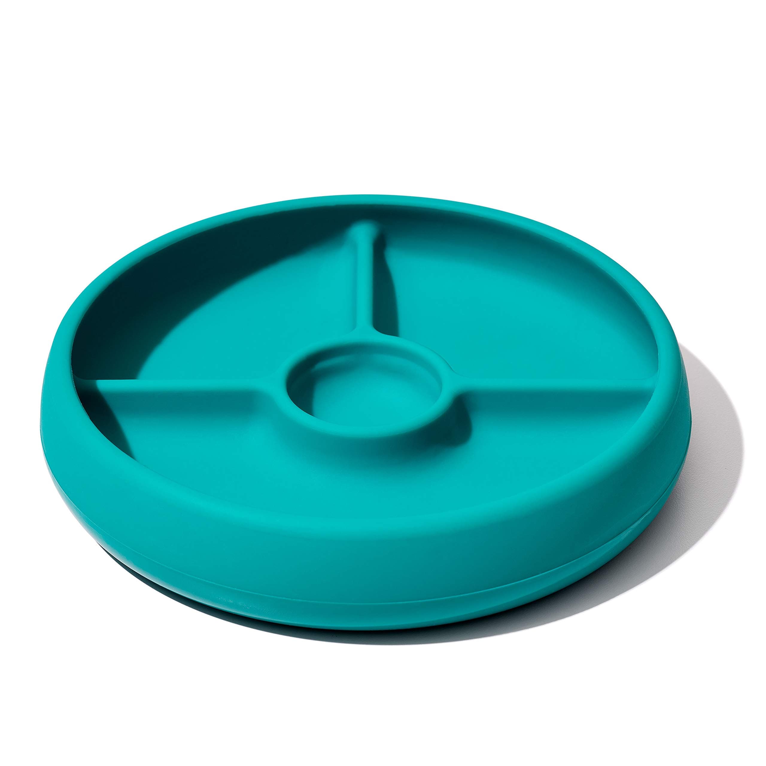 OXO TOT SILICONE DIVIDED PLATE - TEAL