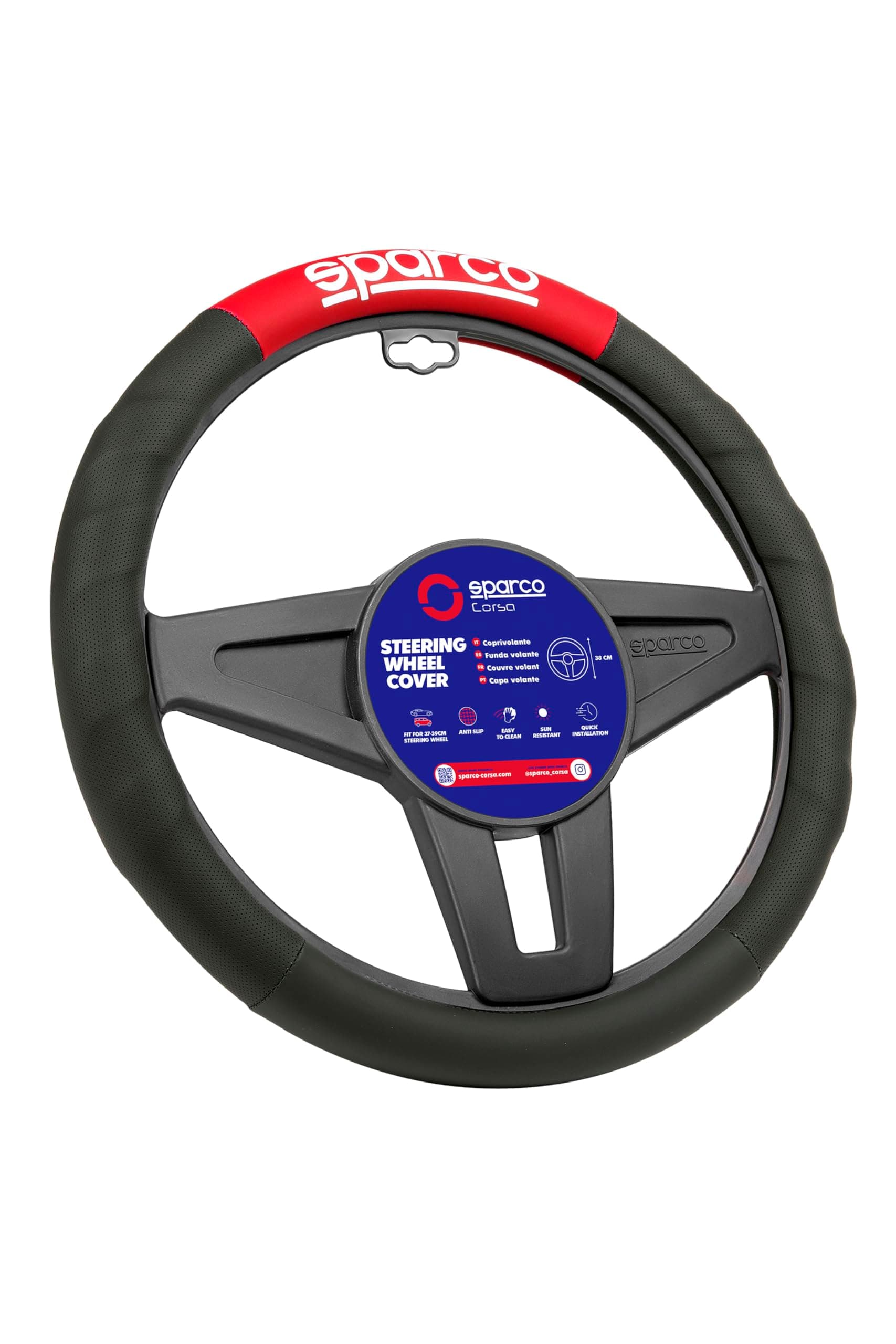 SPC1111RS Coprivolante, Nero/Rosso
