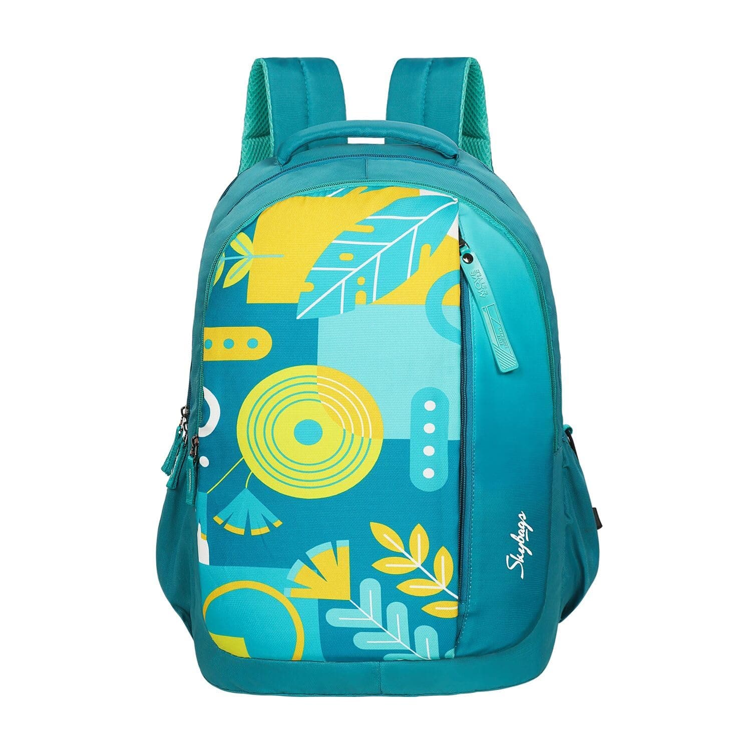 Skybags New Neon 23-03 4 Compartment School Backpack Bp (H) Teal