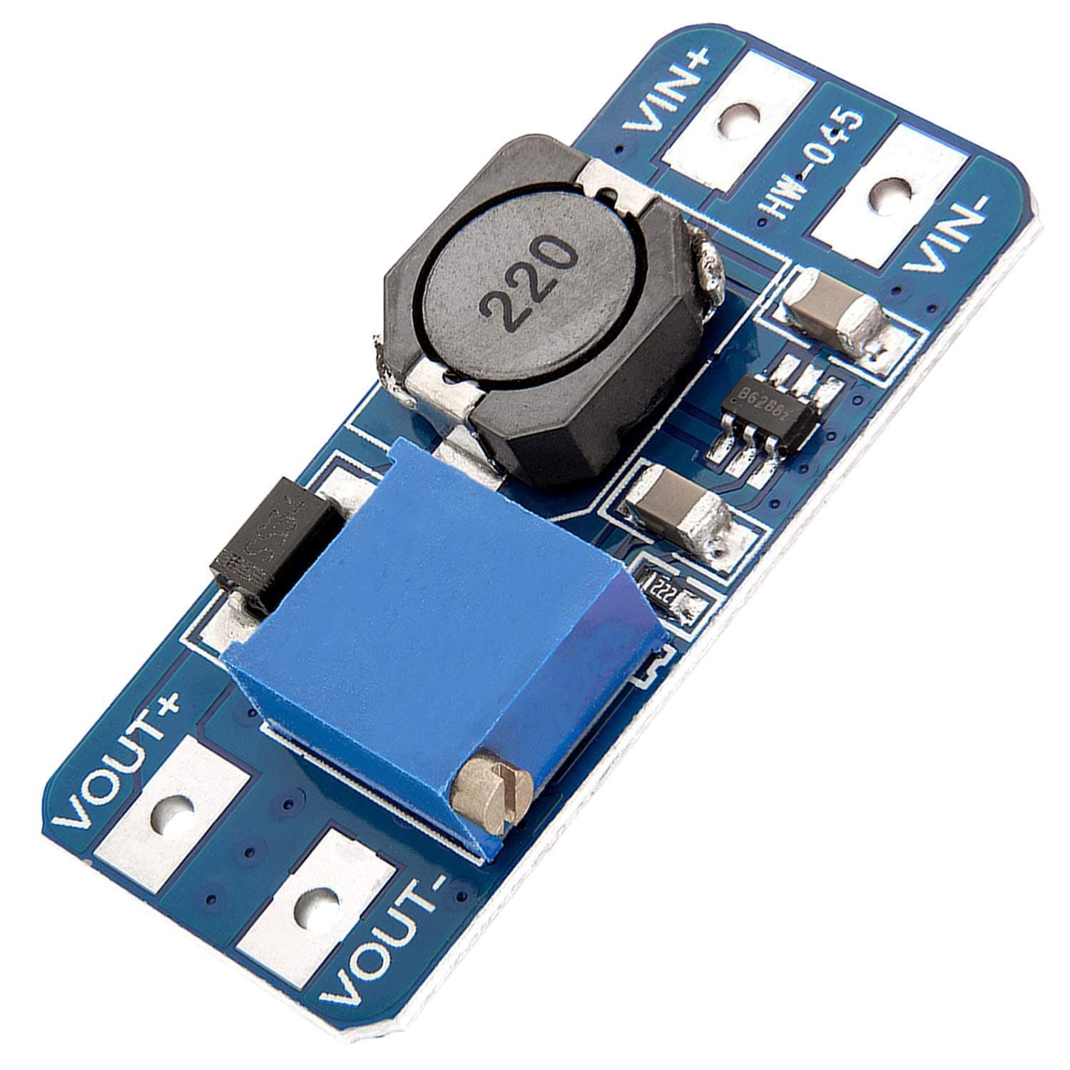 AZDelivery Compatible with MT3608 DC-DC Power Supply Adapter Step Up Module compatible with Arduino including eBook