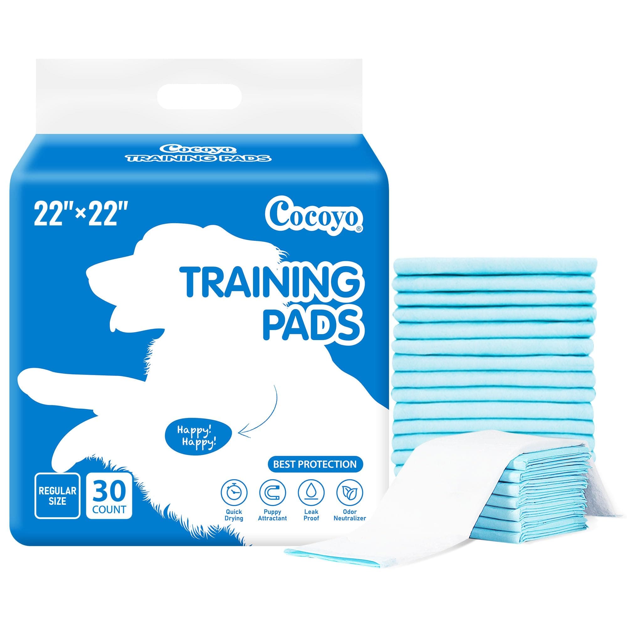 Best Value Training Pads 30 Count | Dog Pee Pads | Super Absorbent Puppy Pads