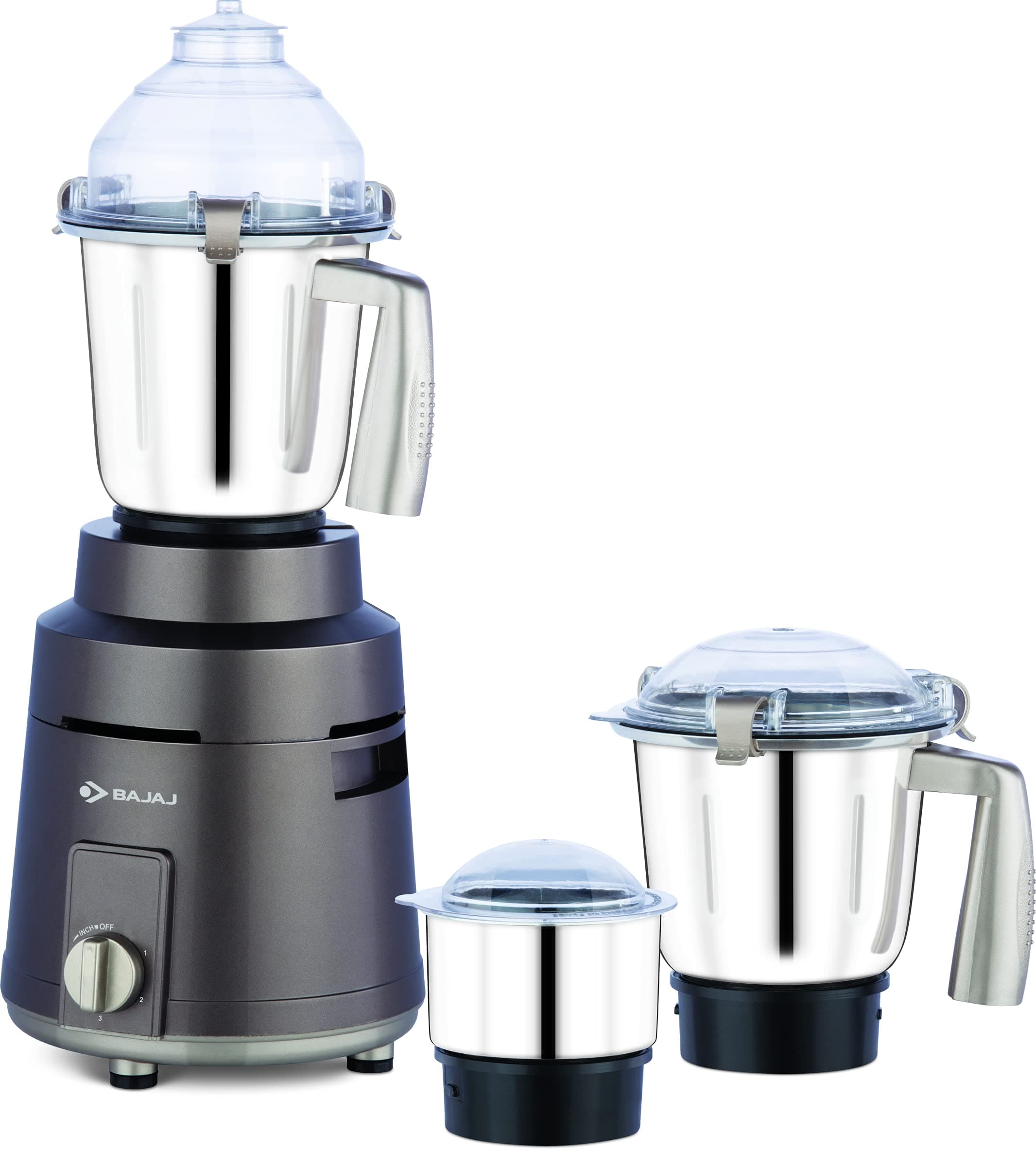Herculo 1000W Powerful Mixing Mill with Nutri-Pro Function, 3 Jars, Coffee Brown and Gold