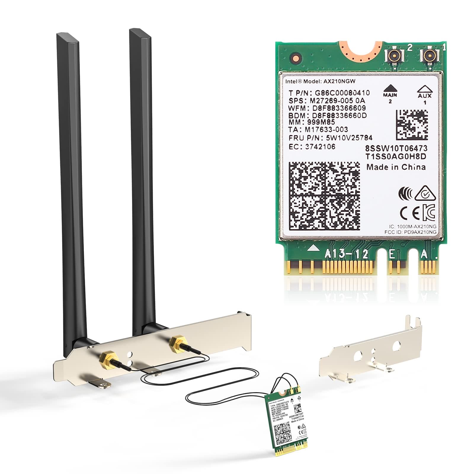 WISE TIGER WiFi 6E Desktop Kit (AX210)