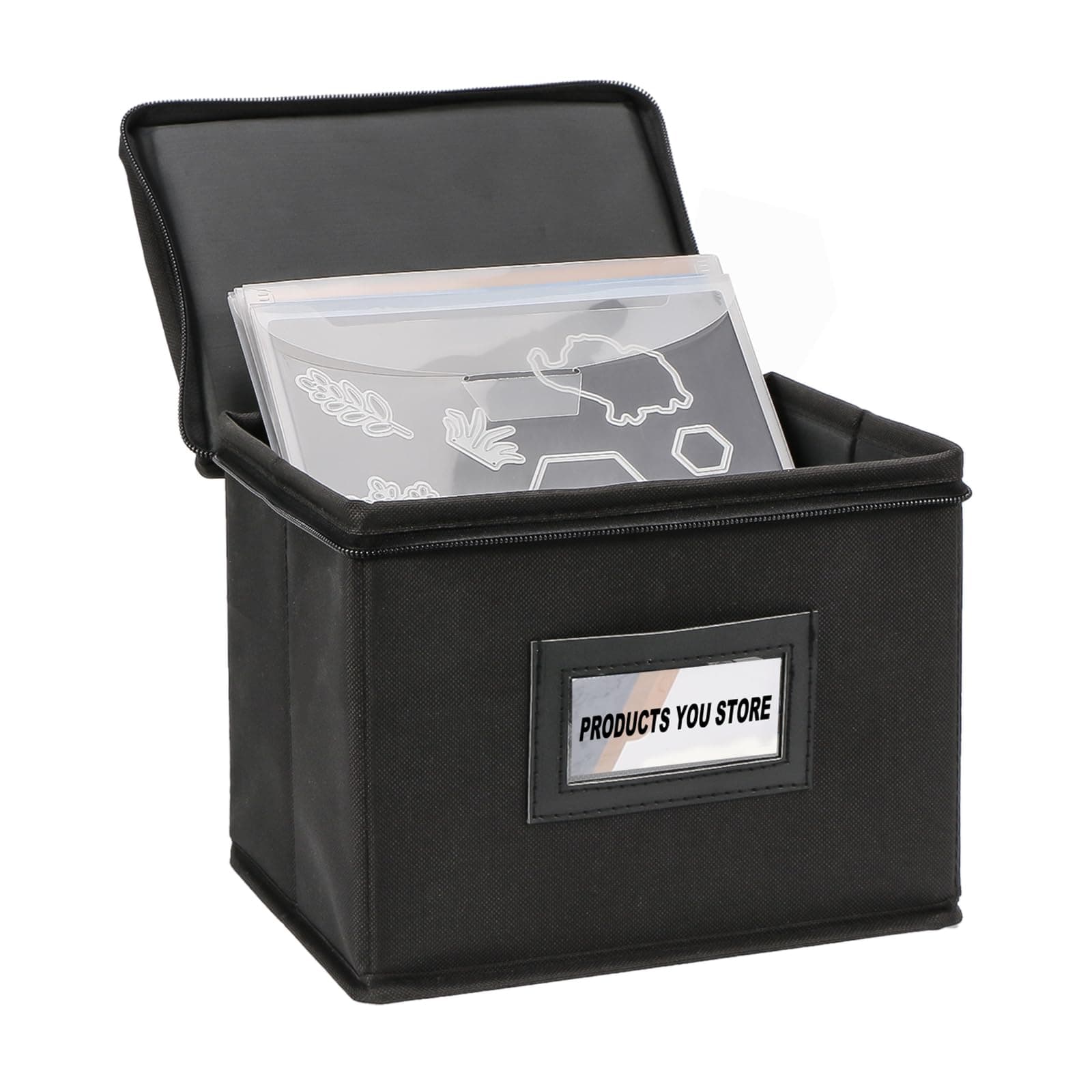 Yoseng Die Cut Organizer Box - Card Storage for Greeting, Birthday, Sports & Trading Cards, Photos
