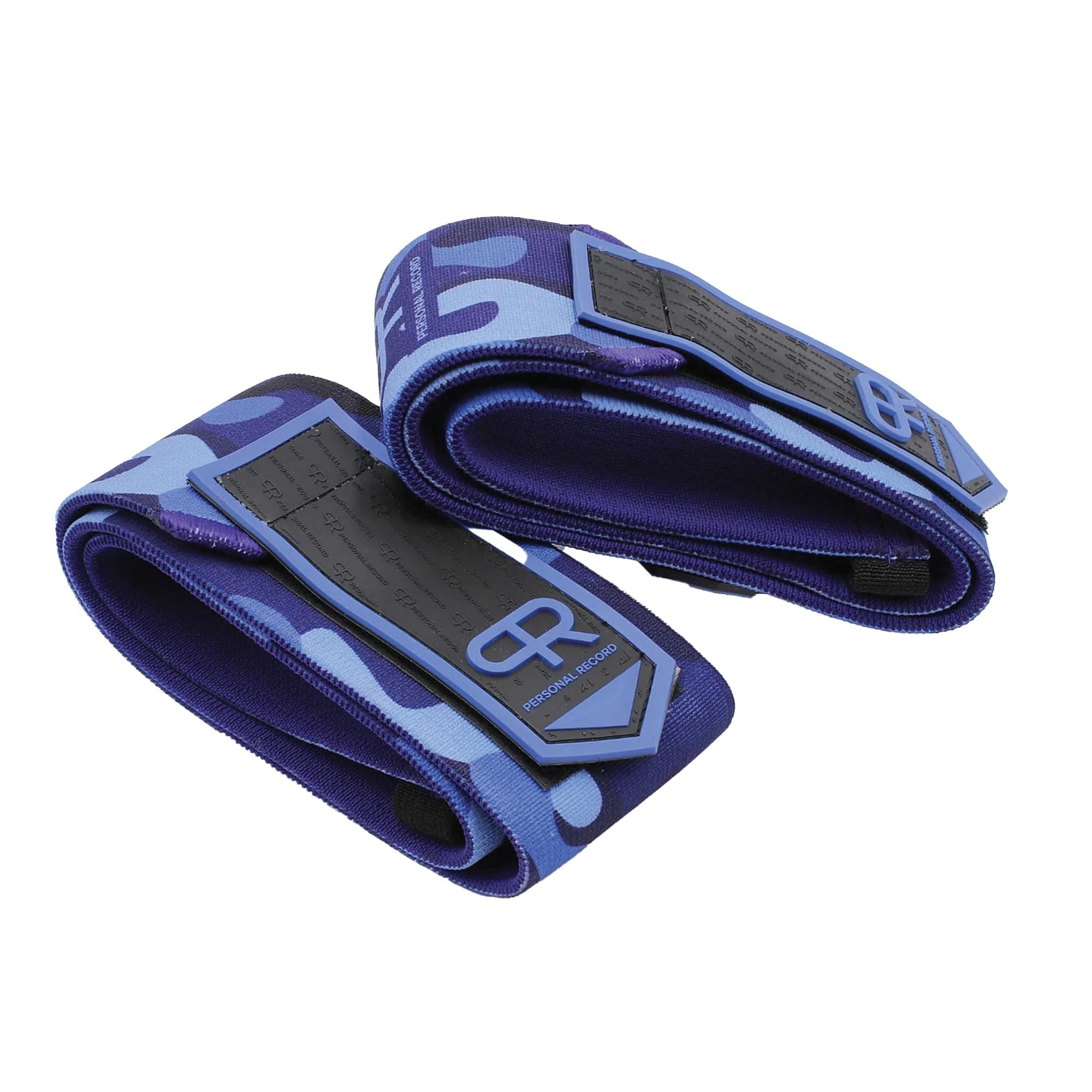 Elbow Wraps for Weightlifting - Heavy Duty Construction, 25% More Elasticity, Reinforced Stitching, Extra Wide Fastener, Easy to Adjust, (Blue Camo)