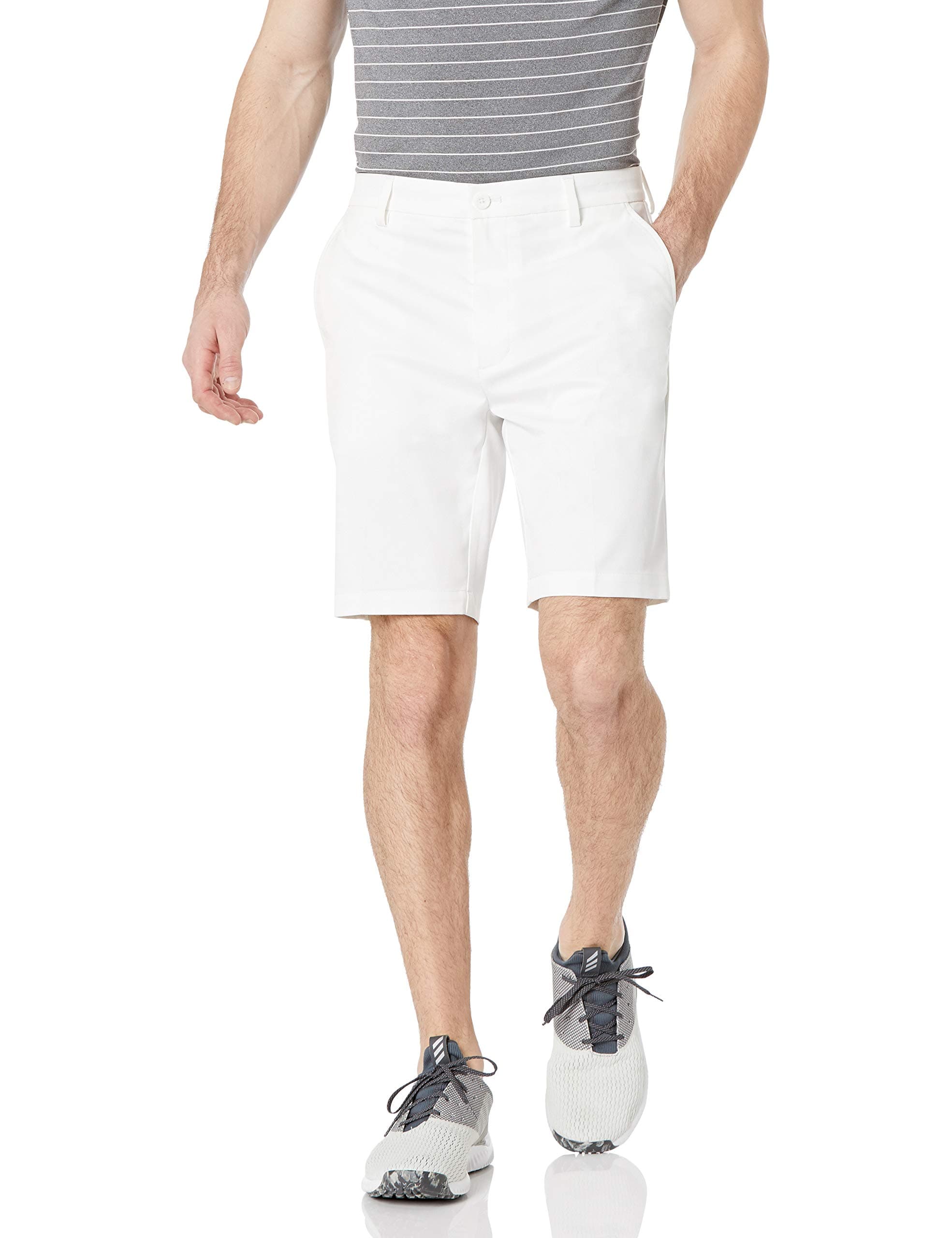 Amazon EssentialsMen's Classic-Fit Stretch Golf Short (Available in Big & Tall), White, 36
