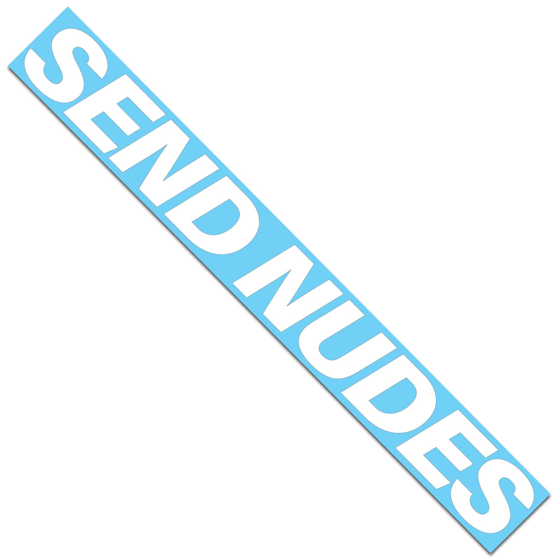 Send Nudes Windshield Banner Decal/Sticker 3.5x33