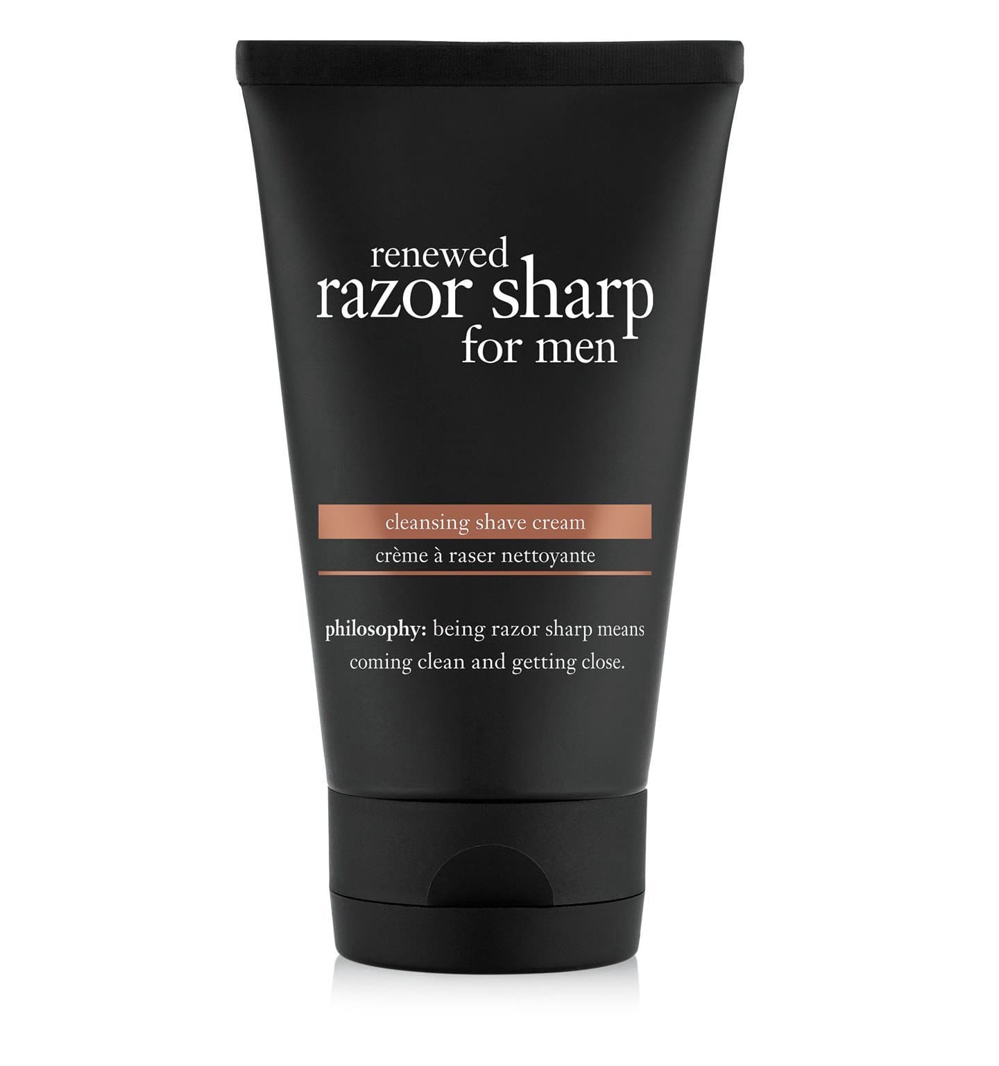philosophy renewed razor sharp for men cleansing shave cream