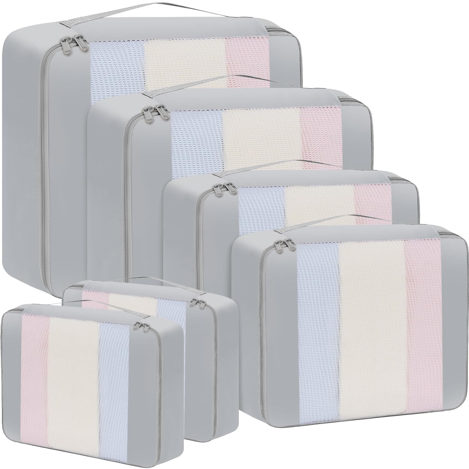 6 Set/8 Set/10 Set Packing Cubes Various Sizes Packing Organizer for Travel Accessories Luggage Carry On Suitcase