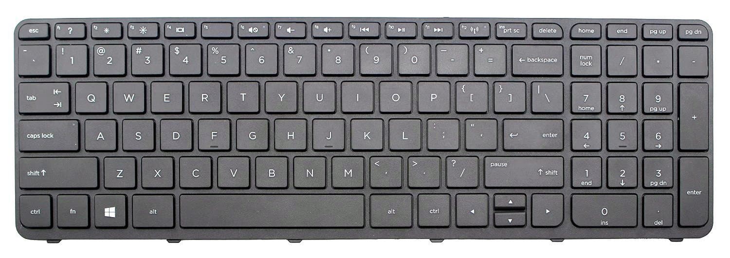 New Laptop Notebook Keyboard US Layout Color Black (no frame) For HP 15-R000, 15-R100 15-r004xx 15-r011dx 15-r013ca 15-r015dx 15-r017dx 15-r018dx 15-r021nr 15-r022nr 15-r023nr 15-r024nr 15-r025nr 15-r026nr 15-r029wm 15-r030nr 15-r030wm 15-r031ds 15-r033ca 15-r034ca 15-r038ca 15-r039ca 15-r050nr 15-r052nr 15-r053cl 15-r063nr 15-r081nr 15-r082nr 15t-r000 15t-r000 15t-r100 15-r150nr 15-r134cl 15-r136wm 15-r137wm 15t-r100 15-r138ca 15-r181nr