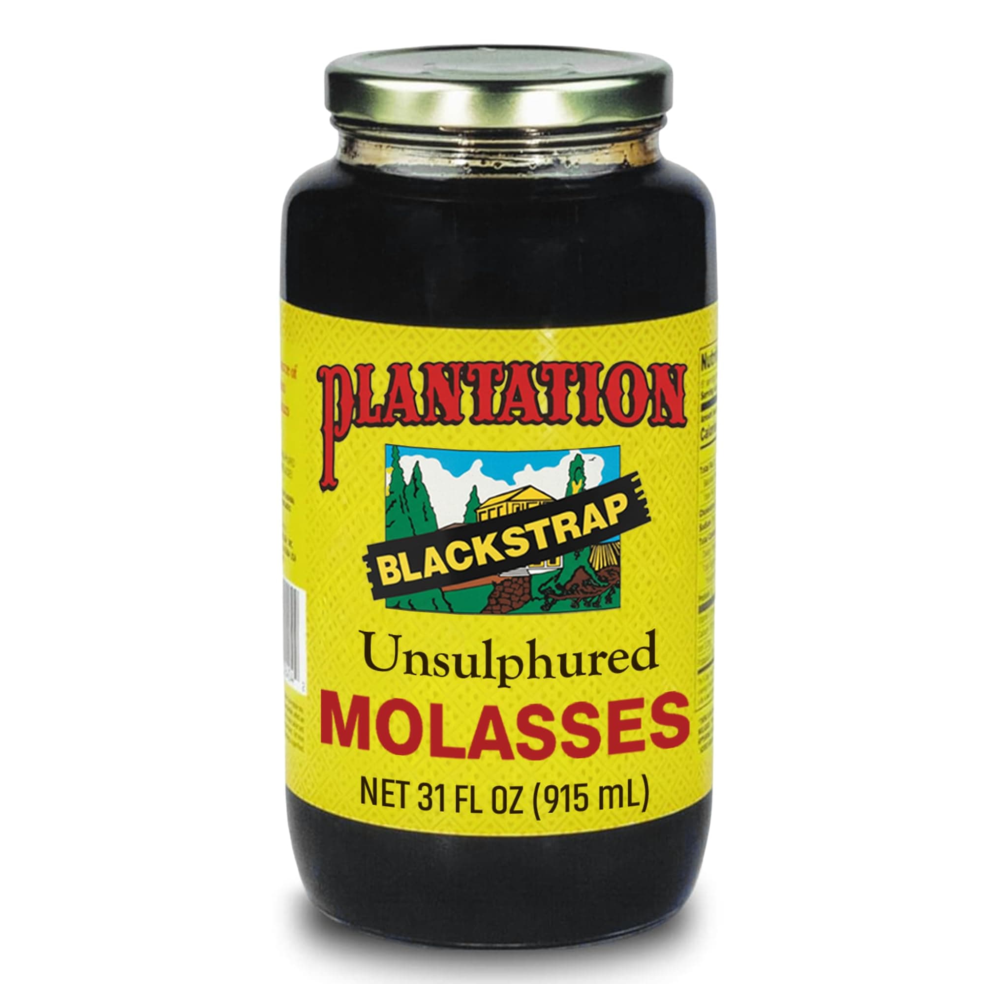 Plantation Blackstrap Molasses, Unsulfured, 31 oz