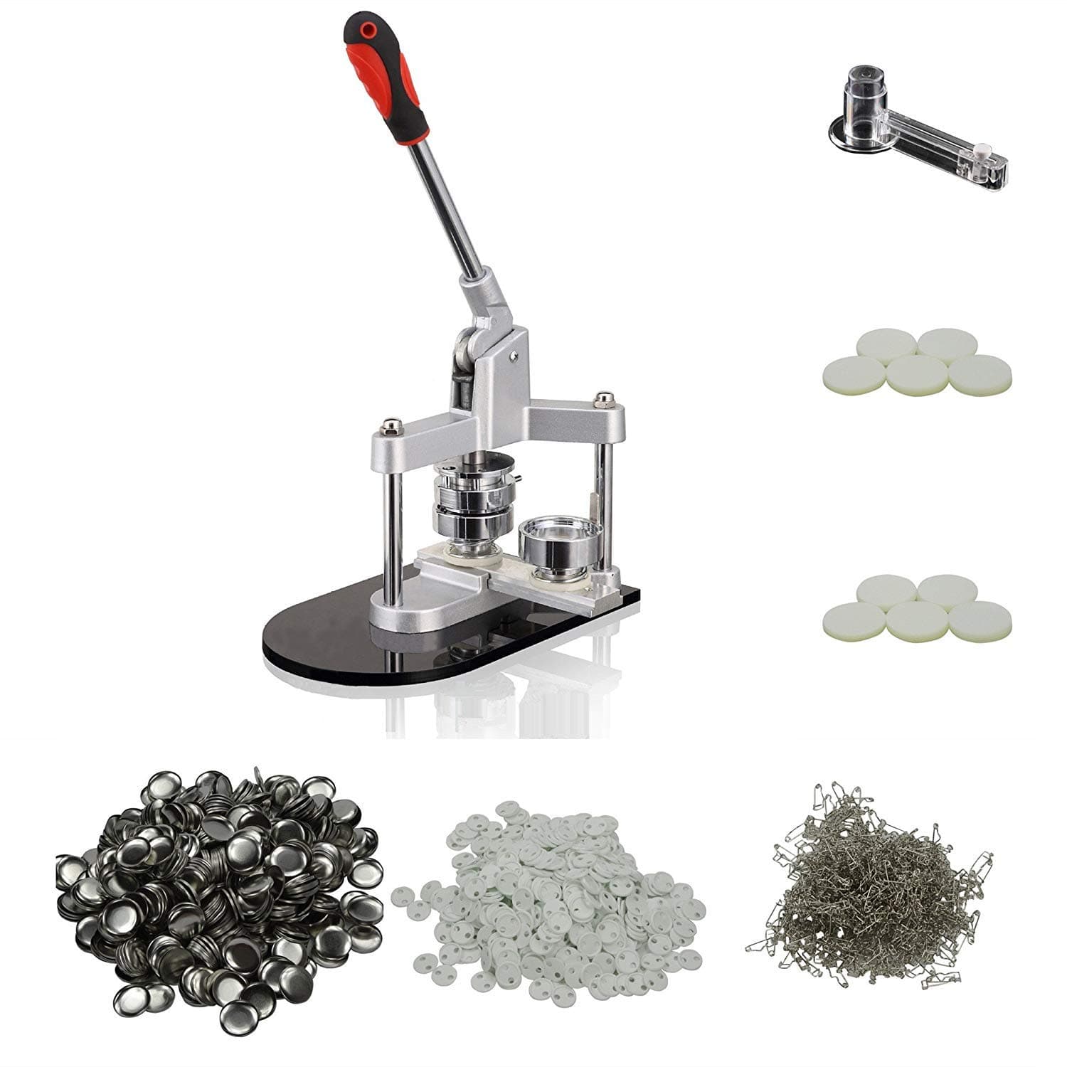 Dawei 1002 Tripod Badge/Button Maker Making Machine DIY Semi Manual Semi Mechanical Production (φ25mm 1")