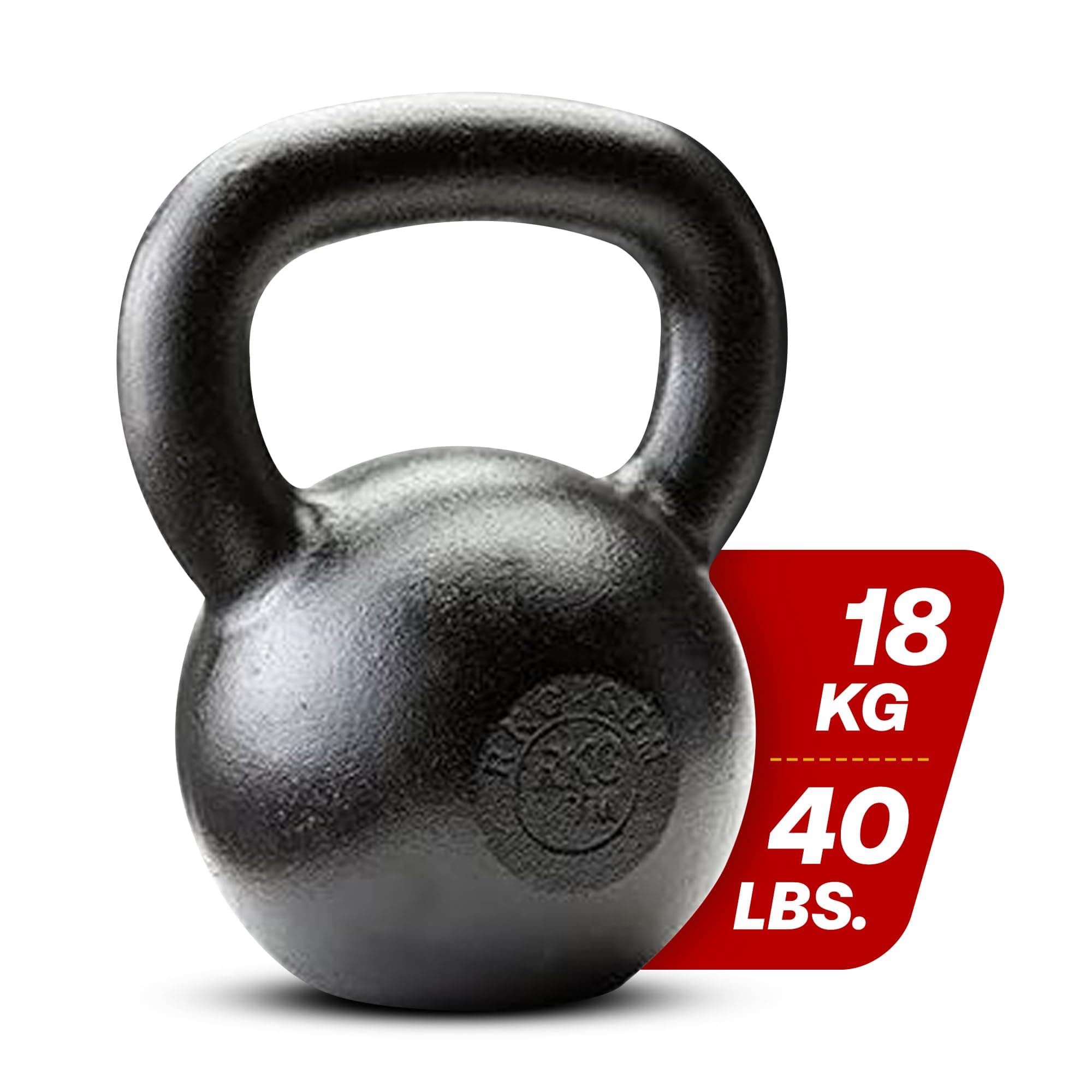 RKC - Russian Kettlebell Sets, Kettle Bell with Comfortable Grip for Strength Training, Kettle Bells for Safe Cardio at Home, Ergonomically Designed Kettle Ball for Muscle Toning, 40 lbs