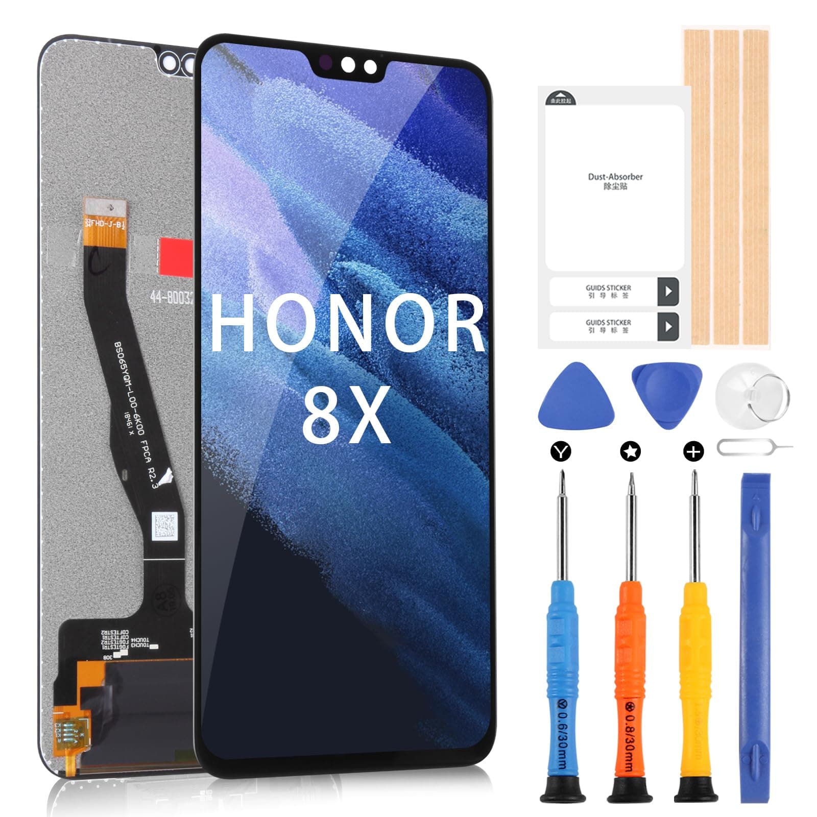 Screen Replacement for Huawei Honor 8X / View 10 Lite - LCD Display for Honor 8X Touch Screen JSN-L21 L22 L23 L42 AL00 TL00 for Huawei Honor 8X LCD Display Digitizer Assembly with Repair Kits