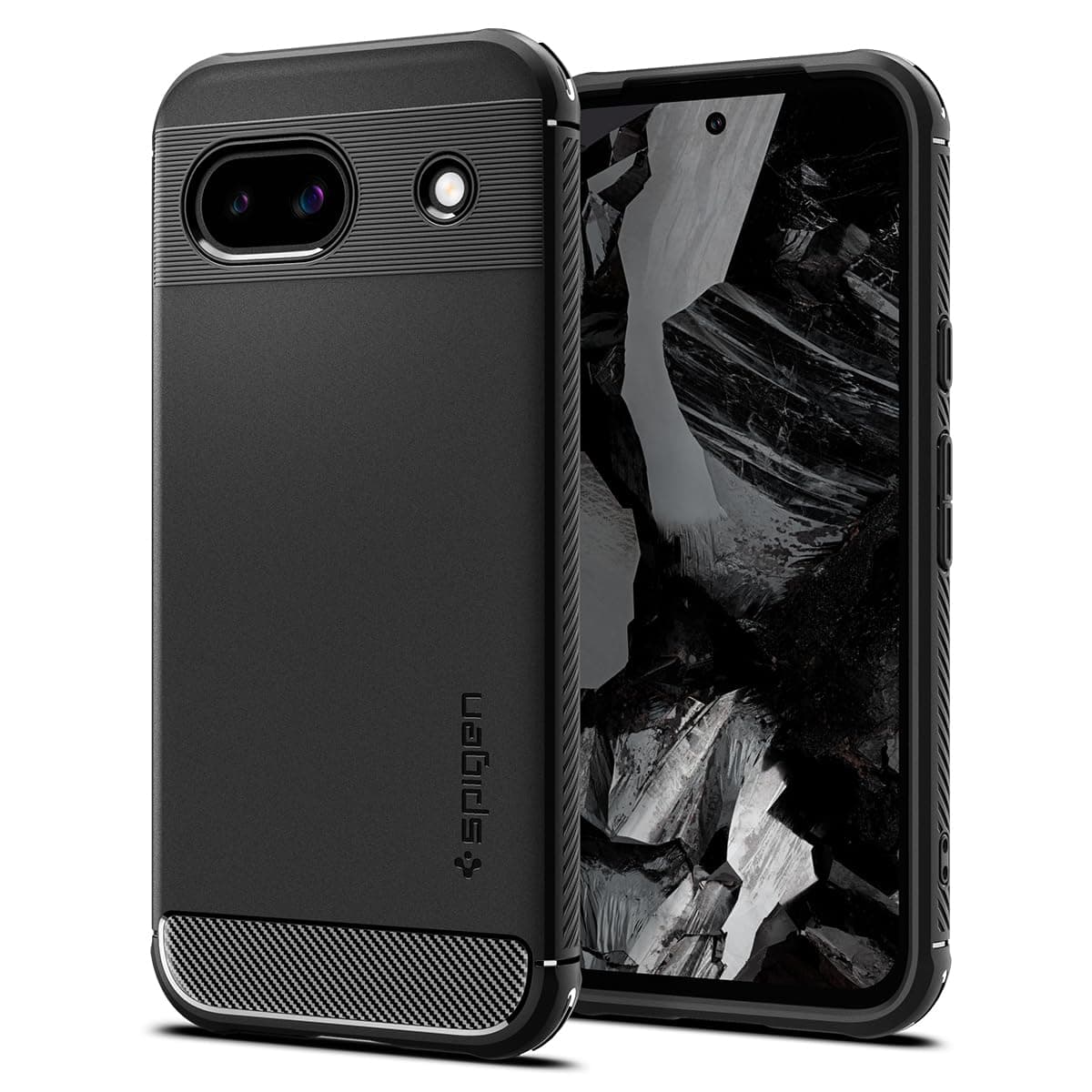 Rugged Armor Designed for Pixel 8a Case (2024) [Military-Grade Protection] - Matte Black