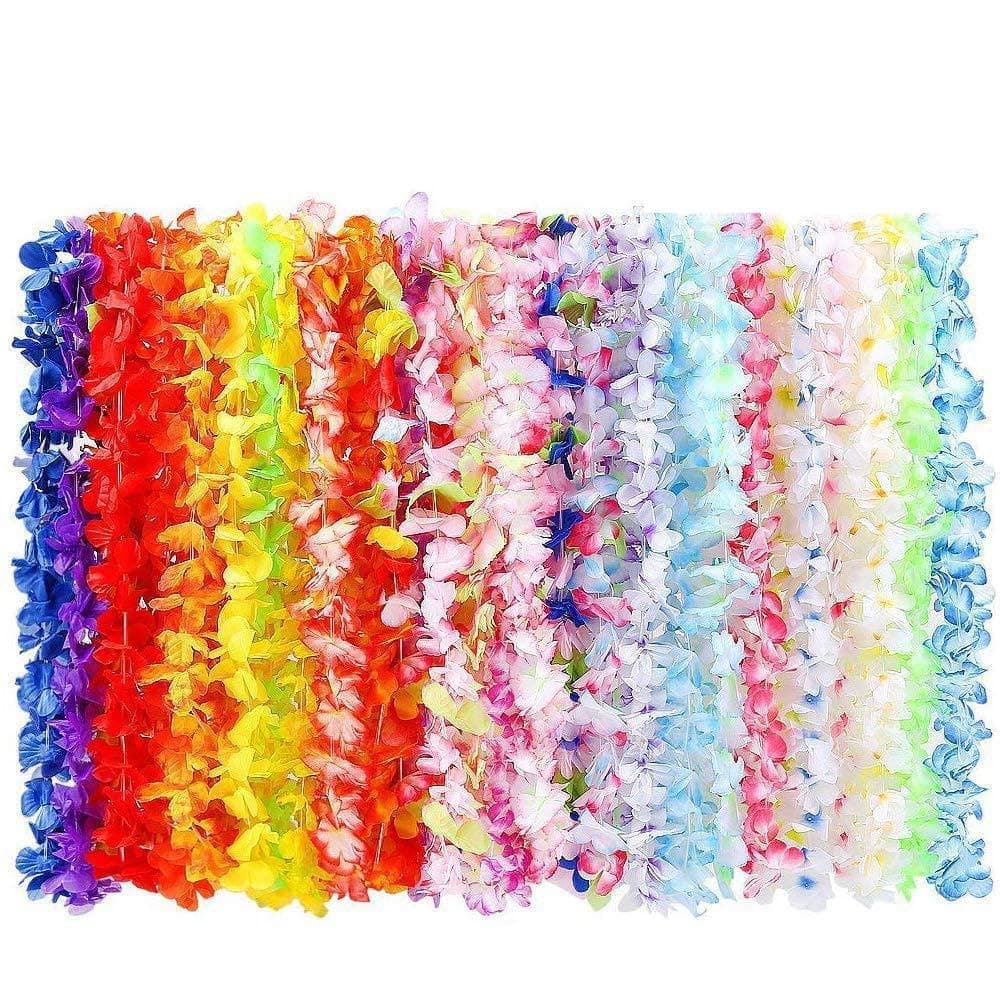 100 Pieces Hawaiian Garlands