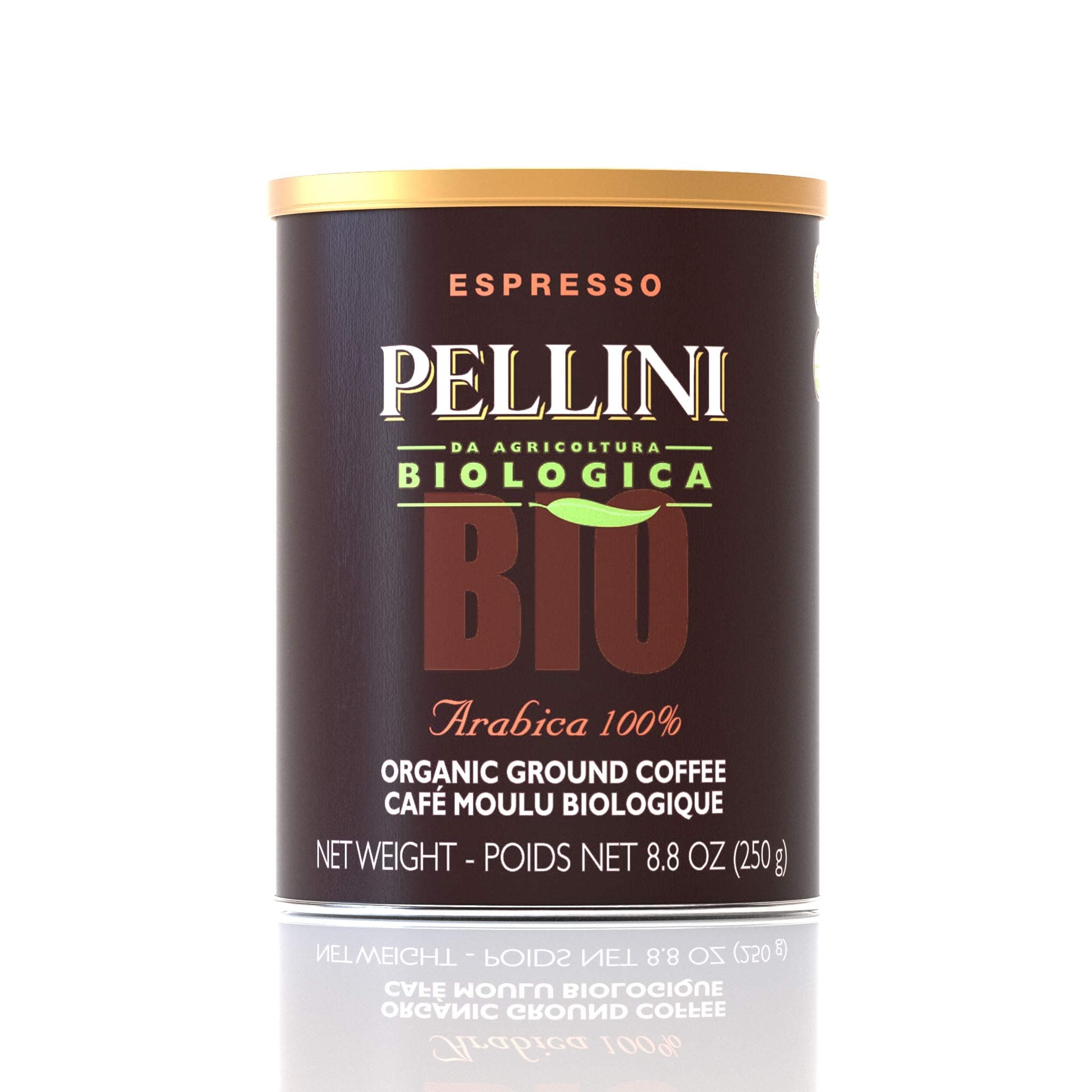 Pellini Bio Organic Ground Coffee, 8.8 Oz
