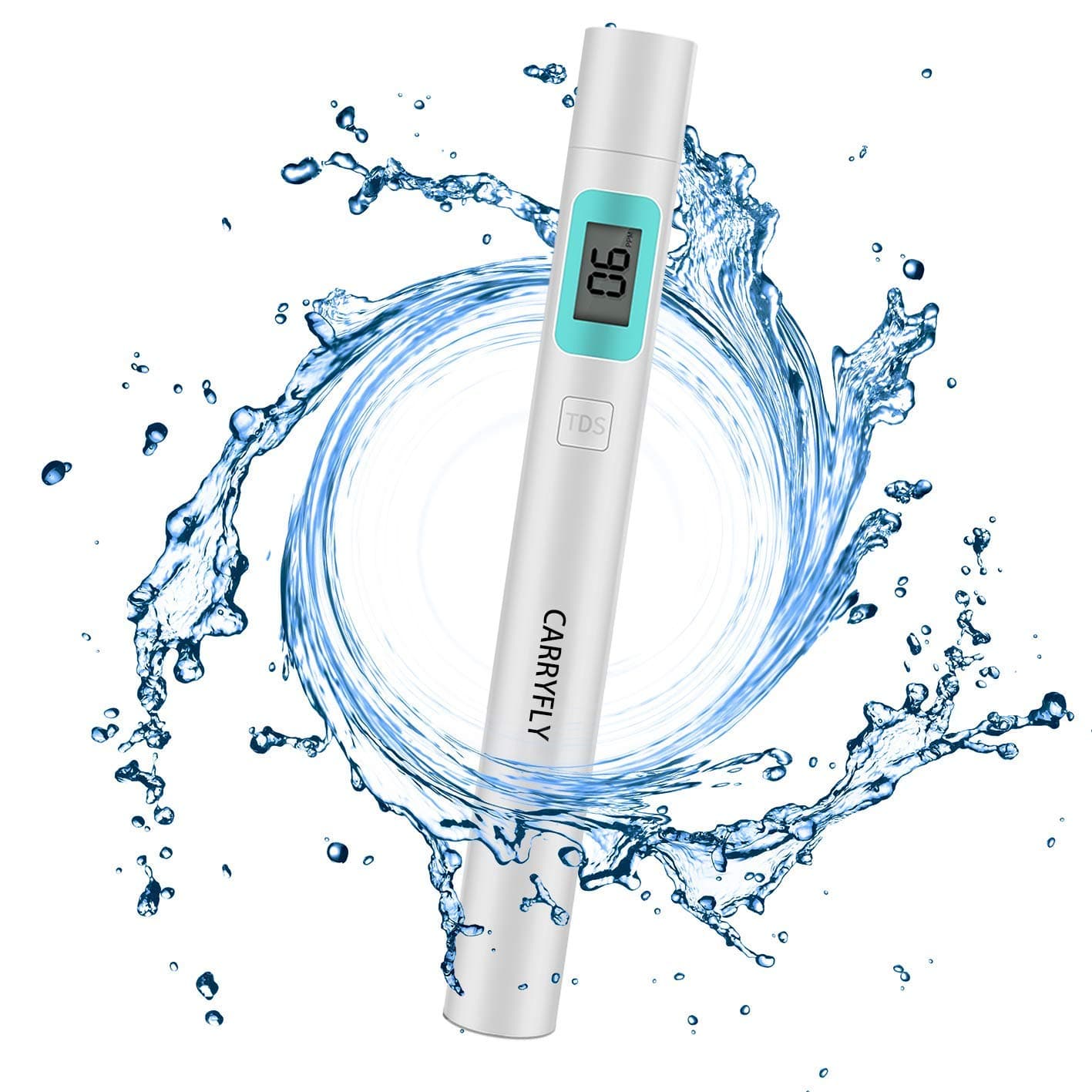 TDS Meter,ppm Digital Meter,Water Quality Tester for Drinking Water,Aquariums, Hydroponics,etc.(2021NEW)