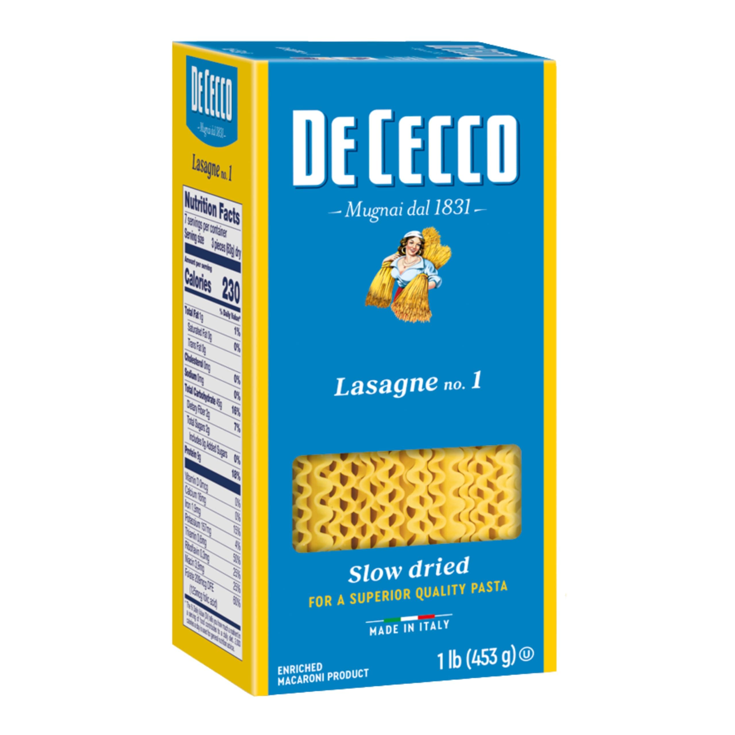 De Cecco Lasagne Pasta, 16 Oz