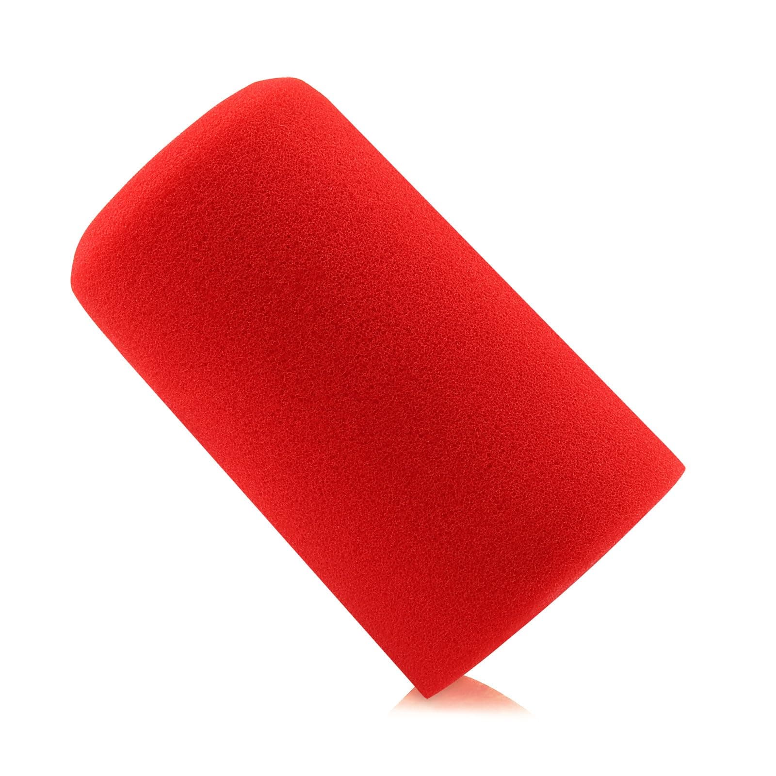 SM7B Windscreen for Shure SM7B SM7dB Vocal Microphone RK345 Replacement Pop filter, Noise-cancellation Windsock Cover Red Foam Cover