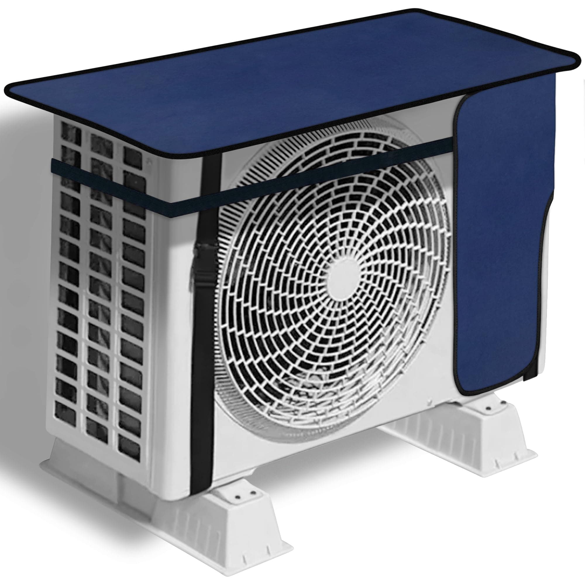 Ac Outdoor Unit Protector, Split Ac Outdoor Unit Cover for Rain, Waterproof, Blue, 1.5 Ton, Universal Size