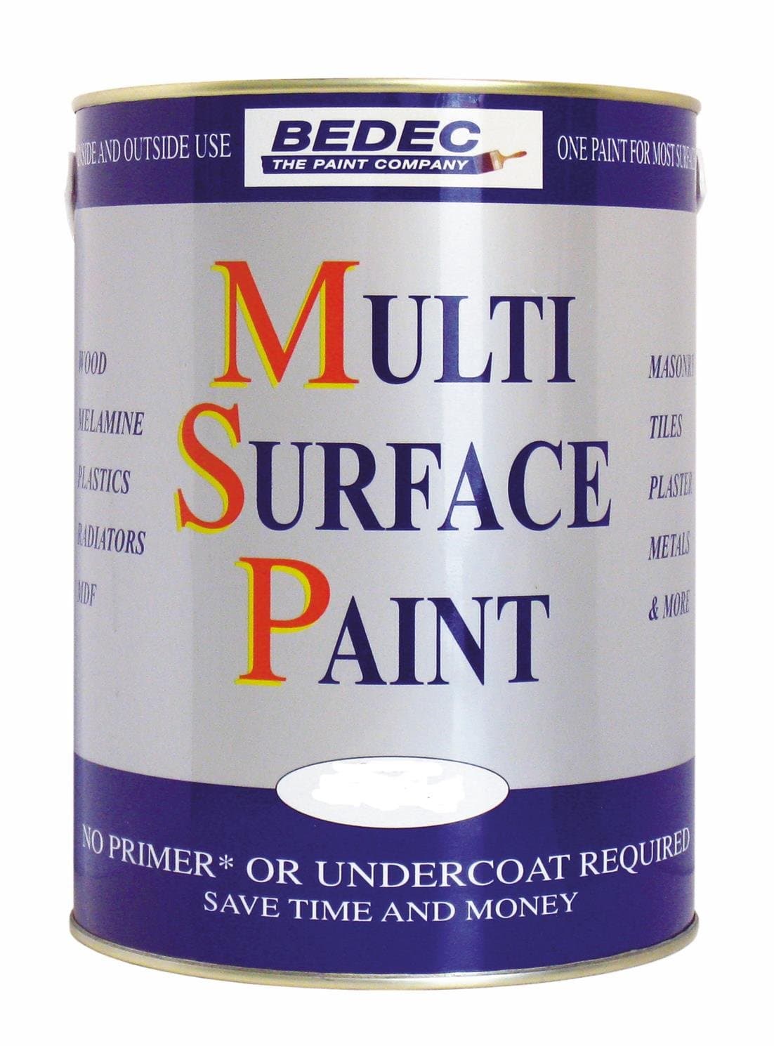 Bedec BEDE2KC1910/70 Multi Surface Paint Matt ,Old White ,2.5 Litre
