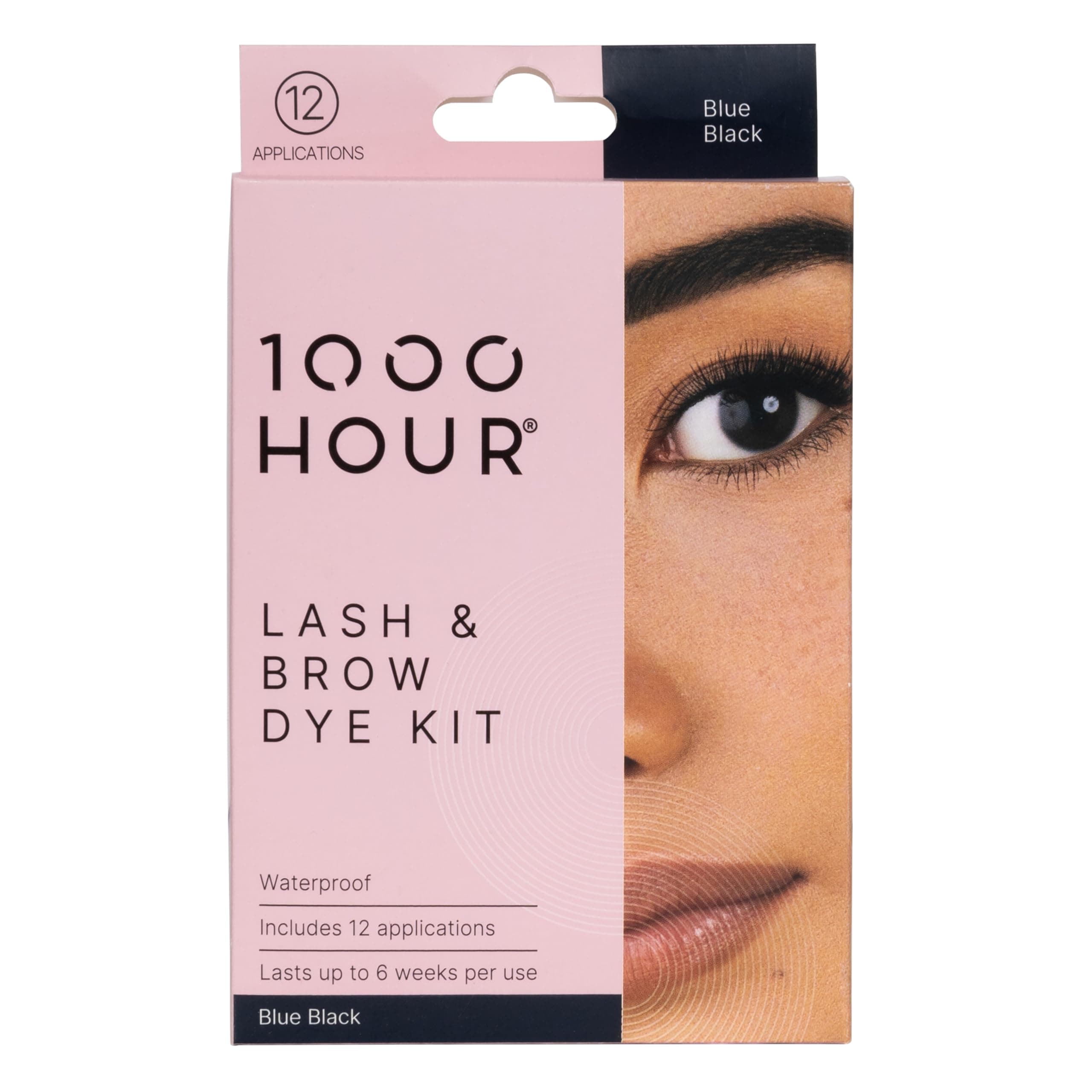 1000 Hour Professional Formula Lash & Brow Kit - Defined Brows w/a Long-Lasting Formula with Eyebrow Mascara - Brow Gel for Stunning Brows that Last Up To 6 Weeks with 12 Applications - Blue Black