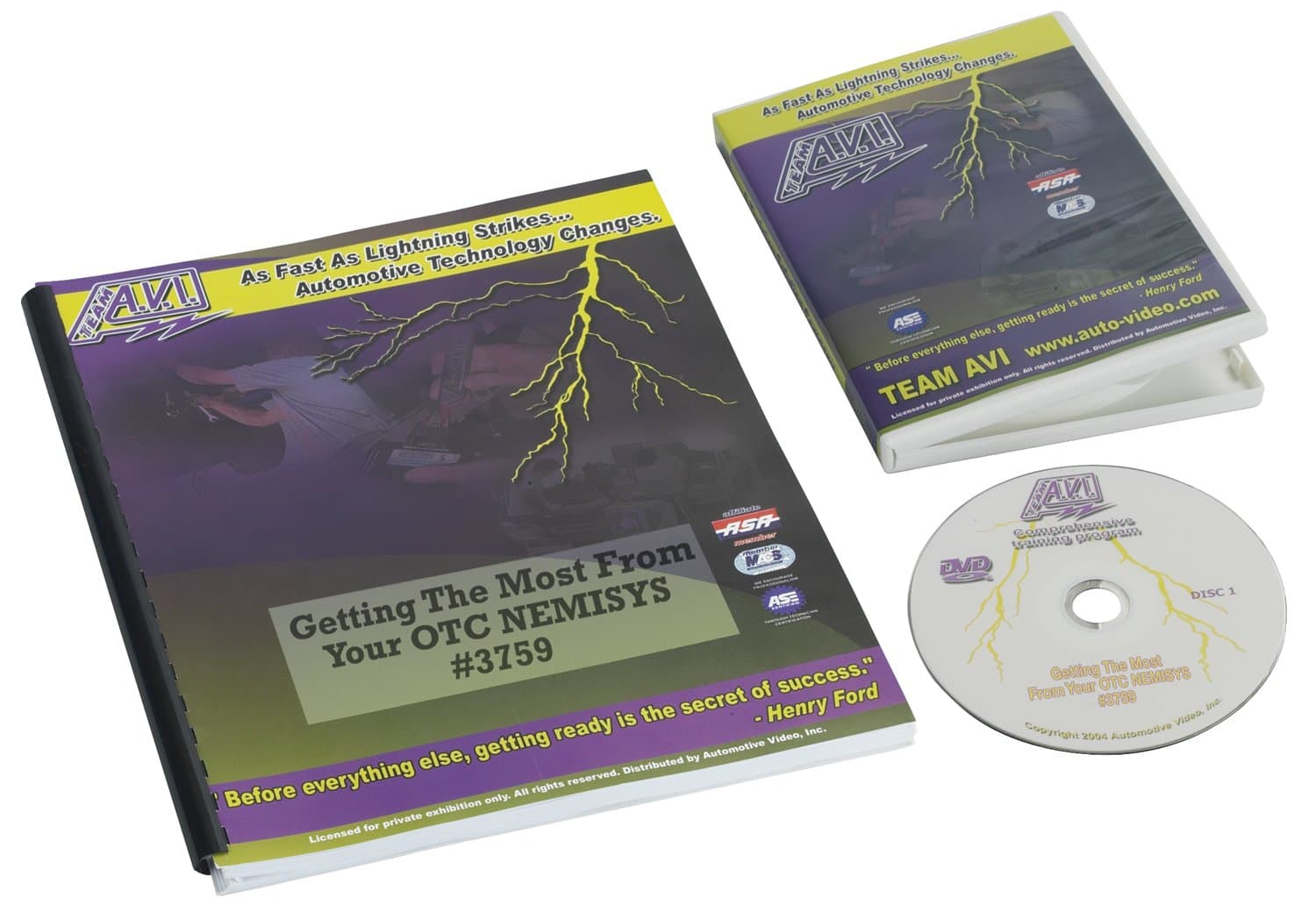 OTC Nemisys 3759 DVD with Training Manual