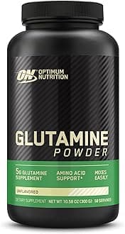 L-Glutamine Muscle Recovery Powder, 300g, Unflavored, 58 Servings