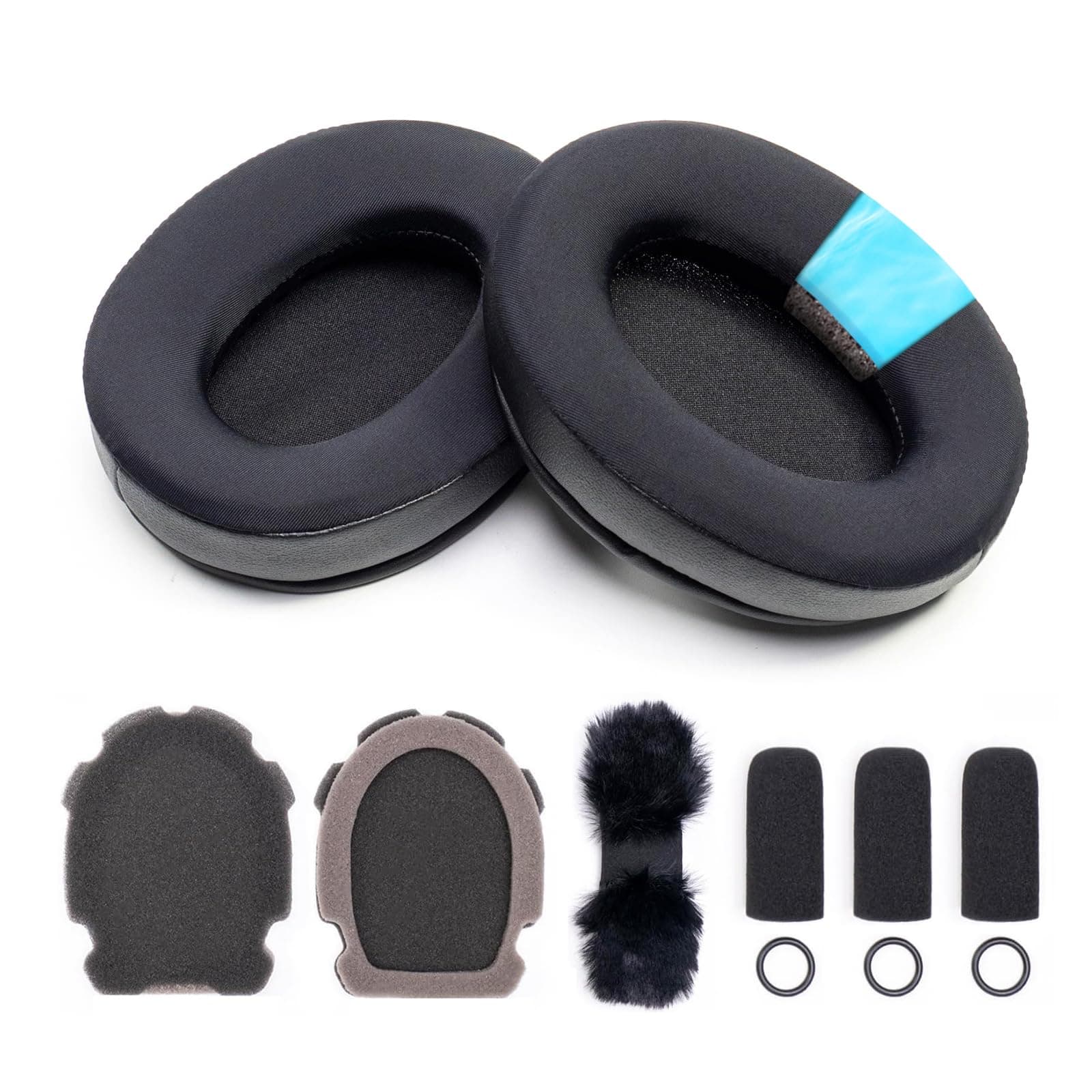 Voarmaks Cooling Gal Refresh Kit Compatible with Bose A20 A10 Aviation Headsets Featuring Cool Gel Material Slow Rebound Memory Foam,3 Durable Mic Foam Cover,Headband Cushion Pads
