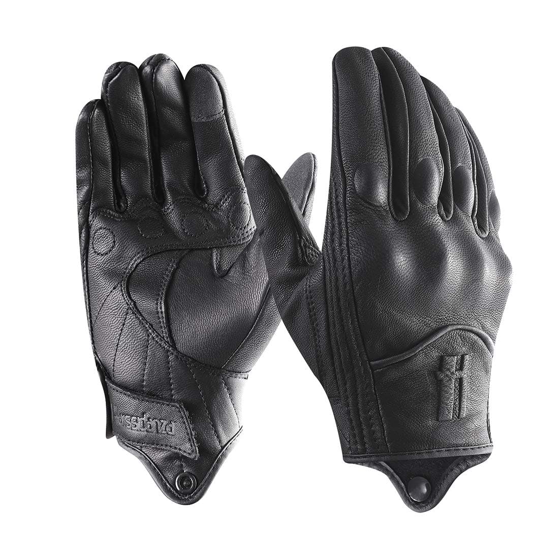 Leather Motorcycle Gloves for Men Touchscreen GM028