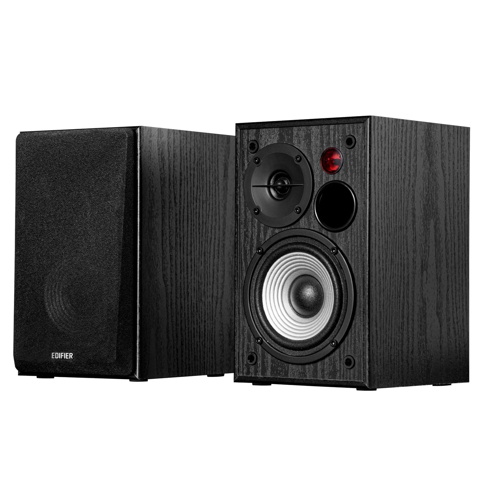 R990BT Bluetooth Computer Speakers - 2.0 Active Bookshelf Speaker - Powered Studio Monitor for PC Smartphone Tablet - MDF Enclosure - 24W RMS (Pair)
